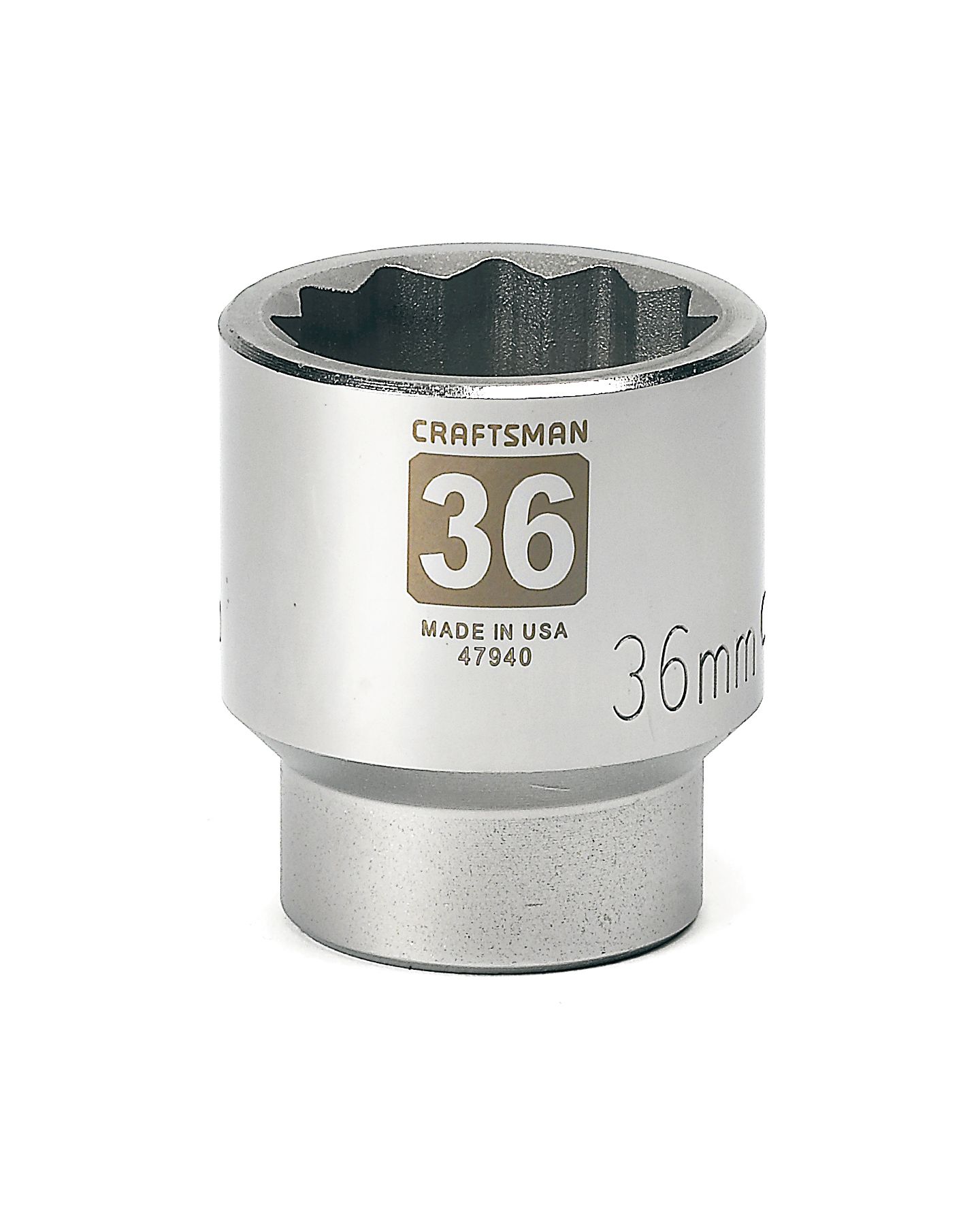 Craftsman 36 mm Easy-To-Read Socket, 12 pt. 3/4 in. Dr. at Craftsman.com