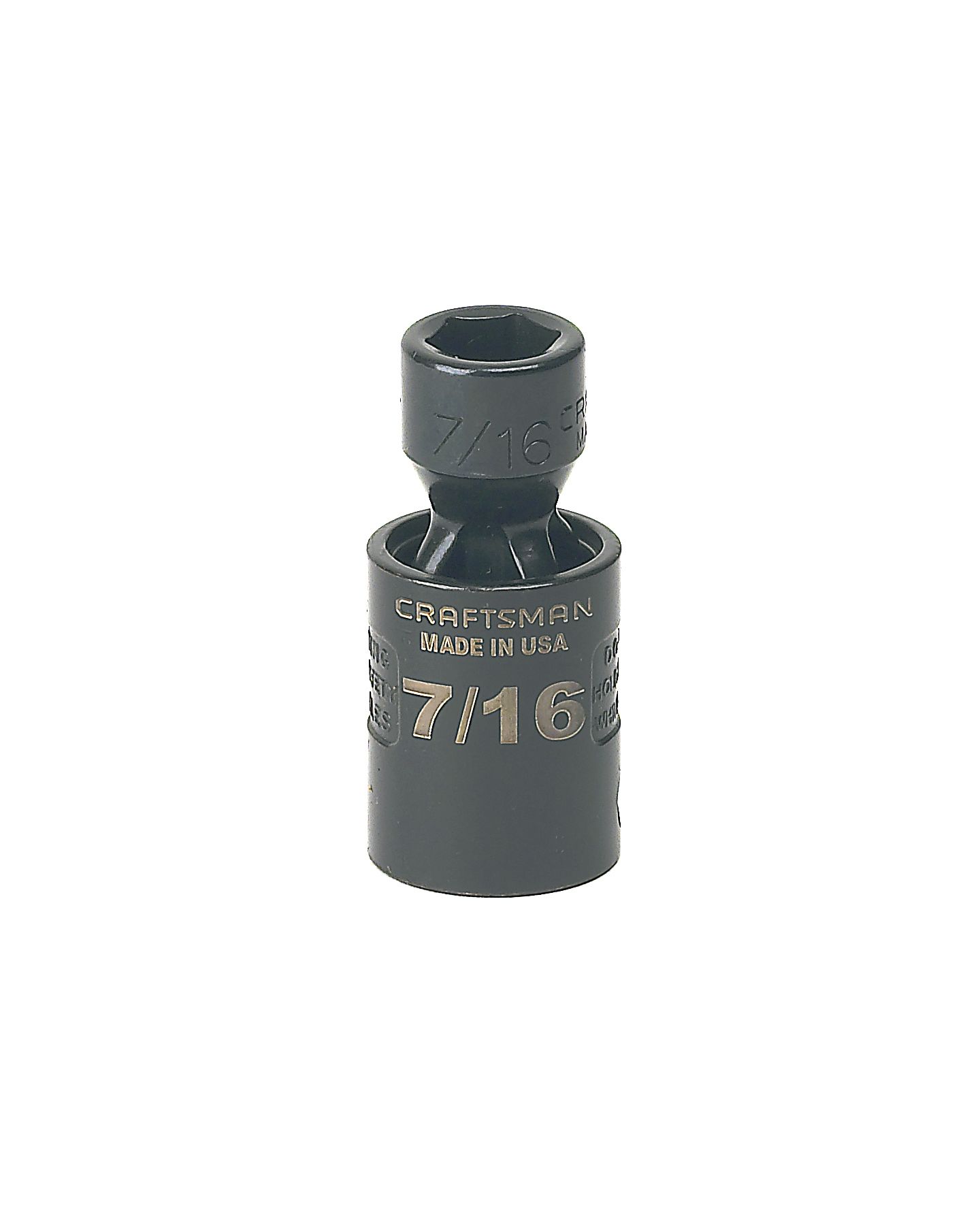 Craftsman 7/16 in. Easy-To-Read Pinless Swivel Impact Socket - 3/8 in. Drive at Craftsman.com