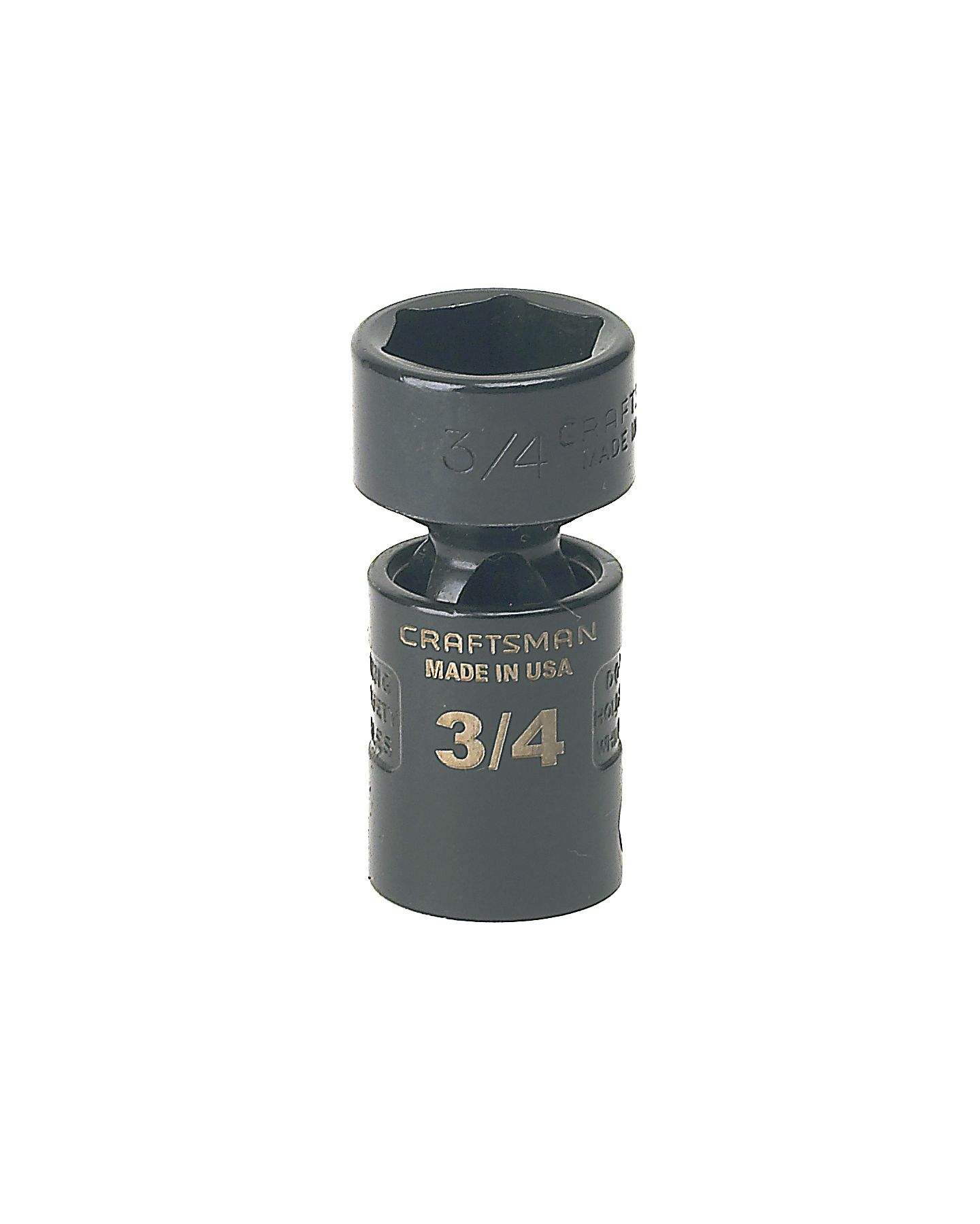 Craftsman 3/4 in. Easy-To-Read Pinless Swivel Impact Socket - 3/8 in. Drive at Craftsman.com
