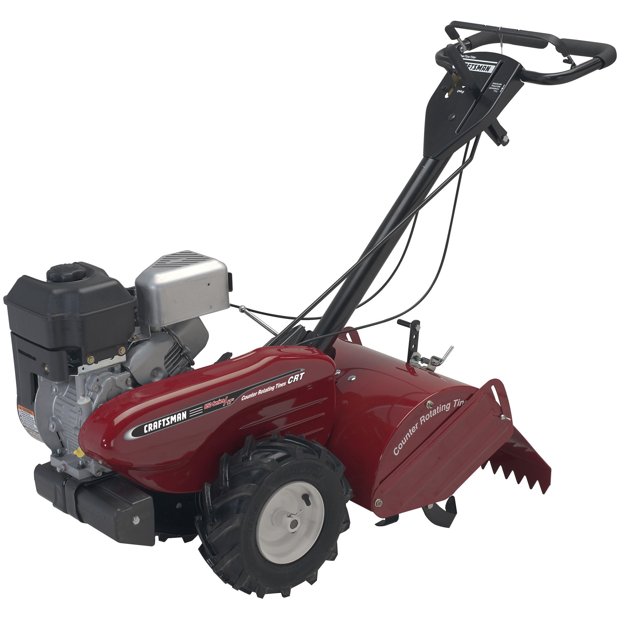 Craftsman 850 Torque Rating 190cc Rear Tine Tiller Lawn And Garden