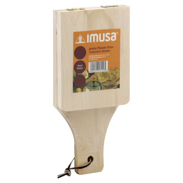 Imusa Plantain Press, Jumbo, Wood, 1 press