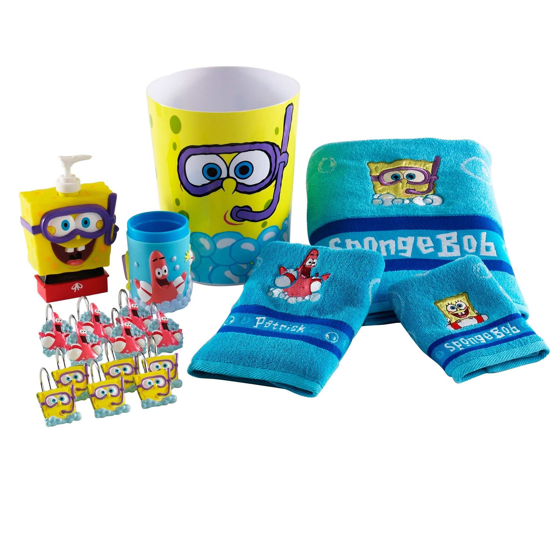 Spongebob Squarepants Bath Towel - Bed & Bath - Shower Curtains 