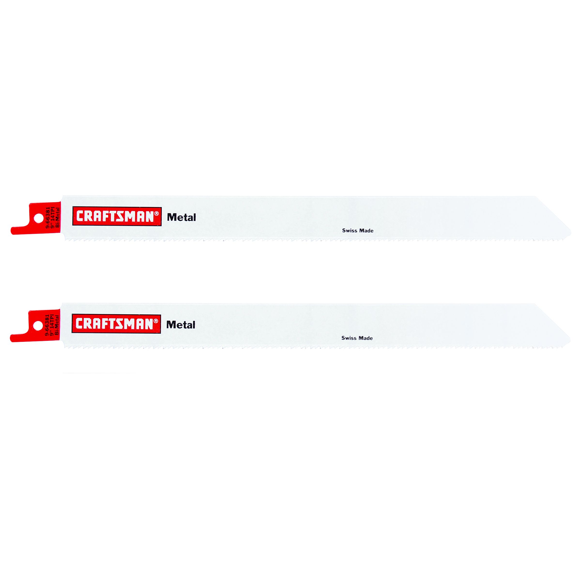 UPC 045325760567 product image for 9 in. Bimetal Reciprocating Saw Blades, Metal, 14 TPI - 2 pk. | upcitemdb.com