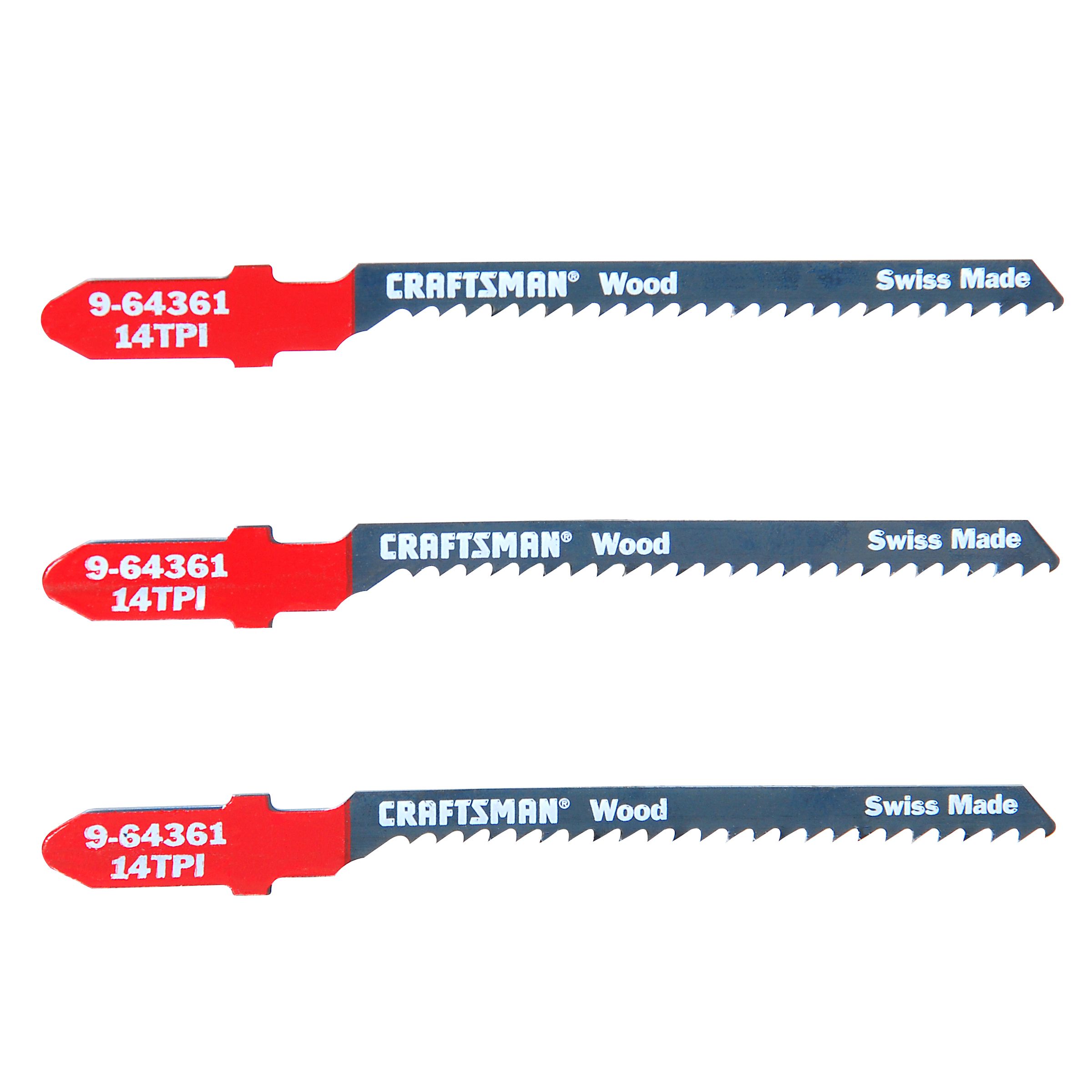 Craftsman 3 in. Jigsaw Blades, Wood, 14 TPI, 3 pk. Shop Your Way