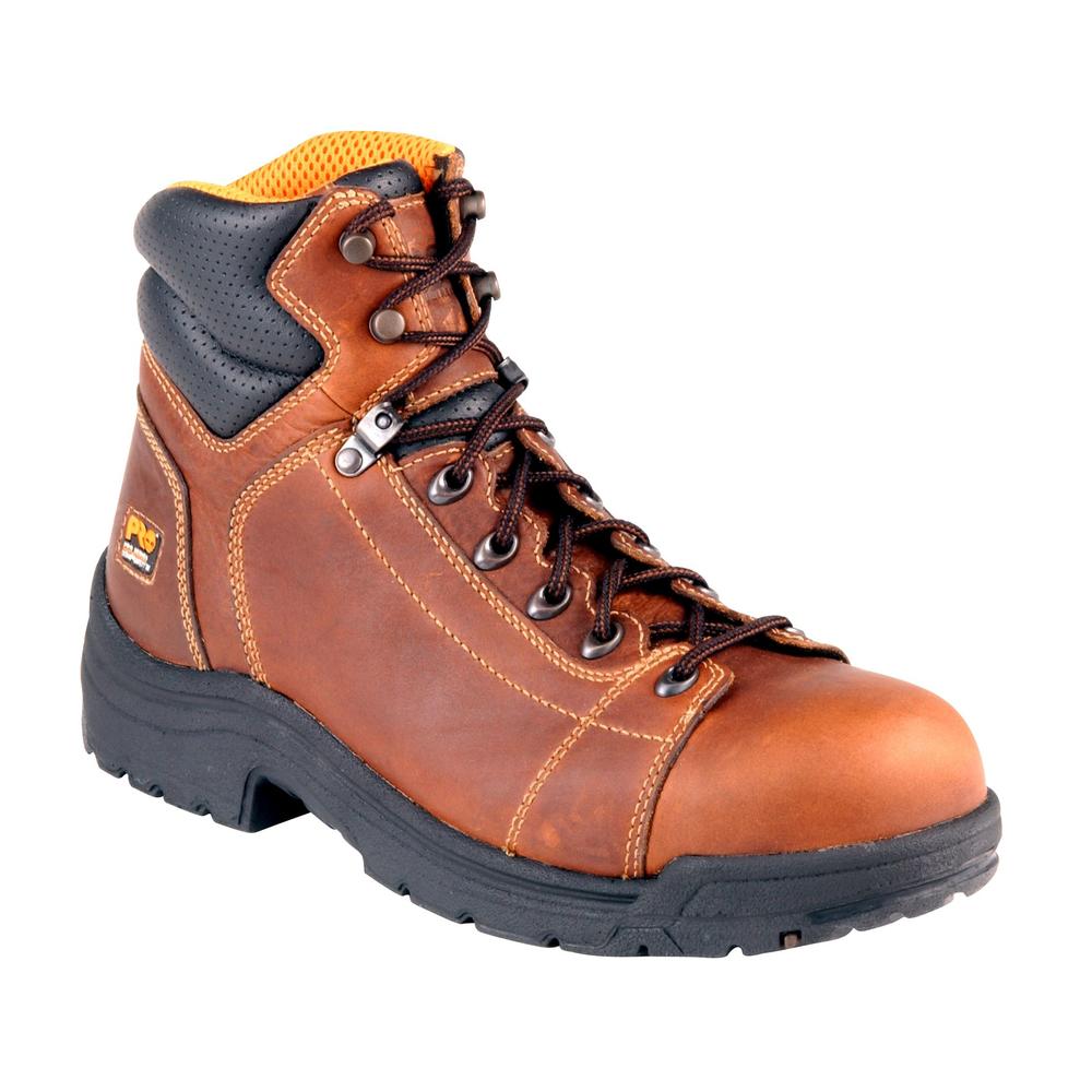 Men's TiTAN 6" Safety Toe Work Boot - Brown