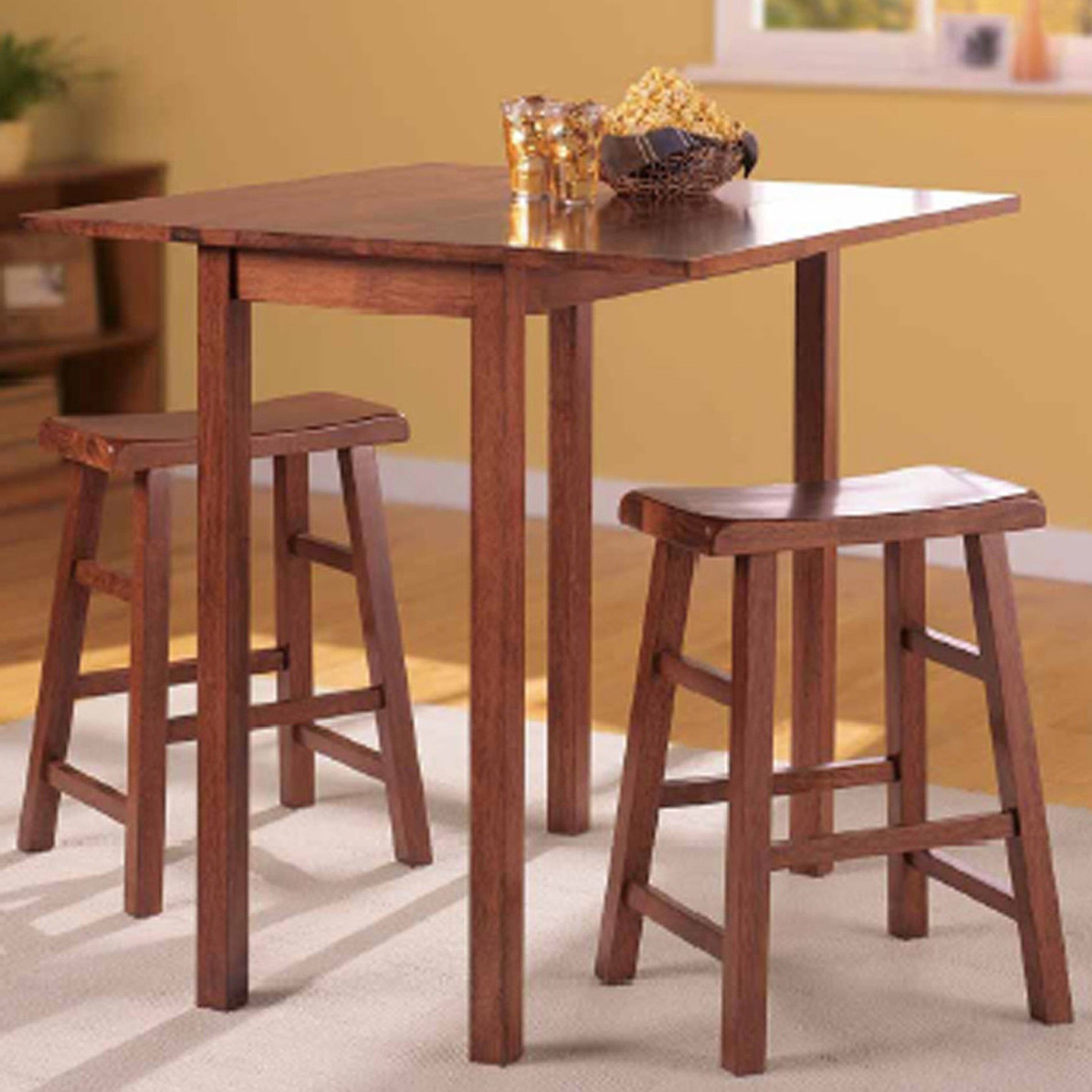 28 Kmart Table Set Essential Home Dahlia 5 Piece Black