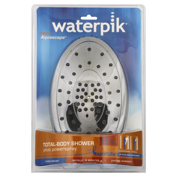 Waterpik AquaScape, Two Mode Chrome Showerhead Waterpik AquaScape, Two Mode Chrome Showerhead