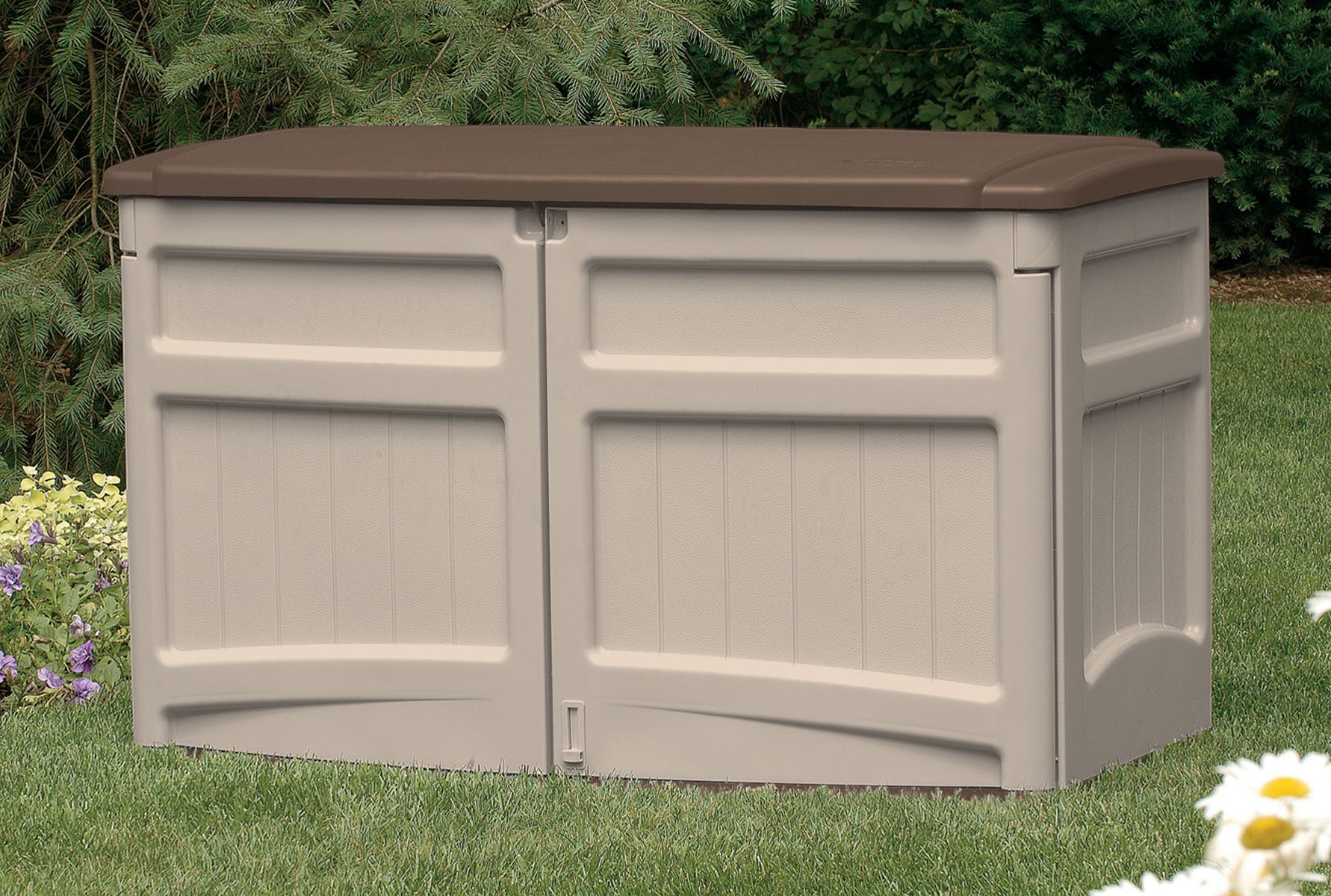 Suncast Garden Shed Horizontal Bronze Lid 4 Ft. x 2-1/2 Ft. at Sears.com