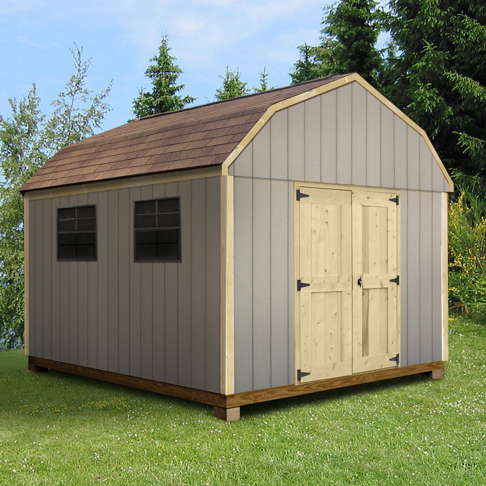 T0812SB Smart Siding Barn (8 ft. x 12 ft.) - Professional Installation Included