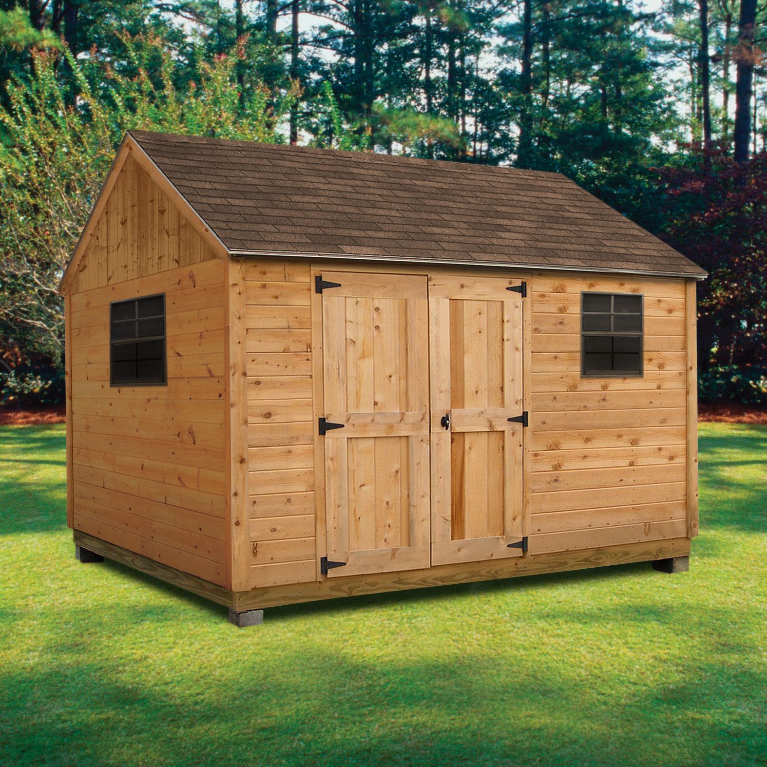 C0812SC Cedar Cottage (8 ft. x 12 ft.) - Professional Installation Included