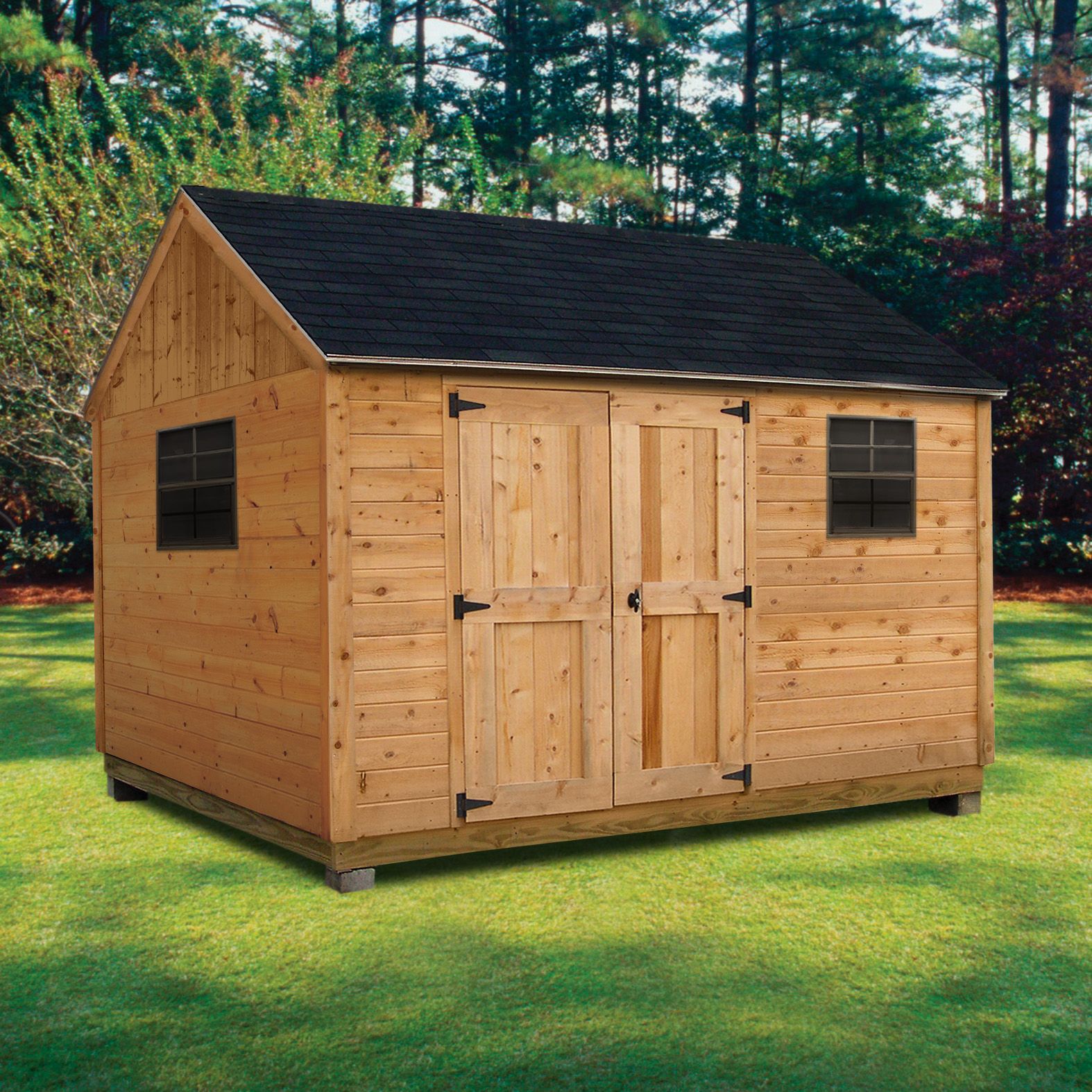 C1012SC Cedar Cottage (10 ft. x 12 ft.) - Professional Installation Included