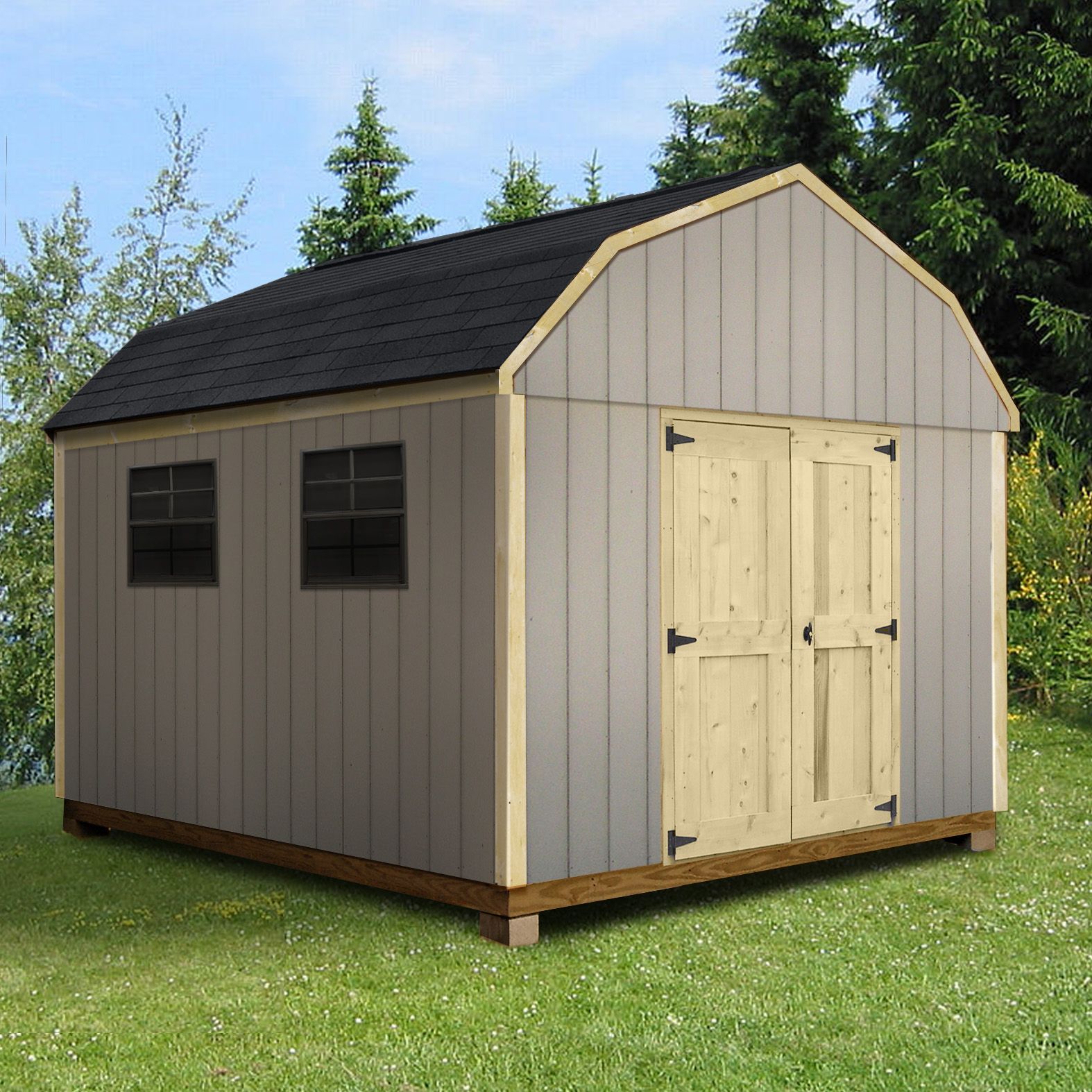 T1012SB Smart Siding Barn (10 ft. x 12 ft.) - Professional Installation Included