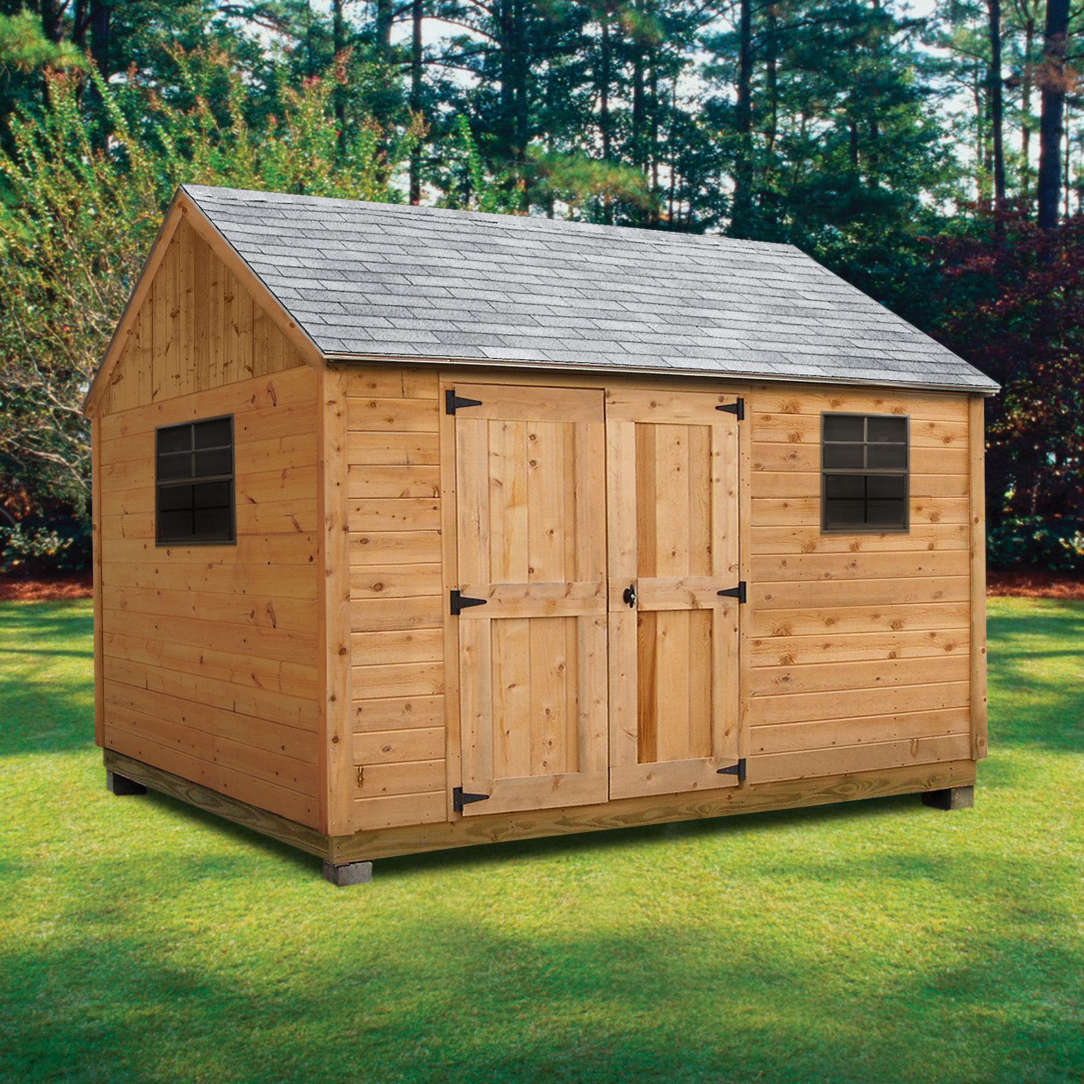 C1216SC Cedar Cottage Professional (12 ft. x 16 ft.) Installation Included