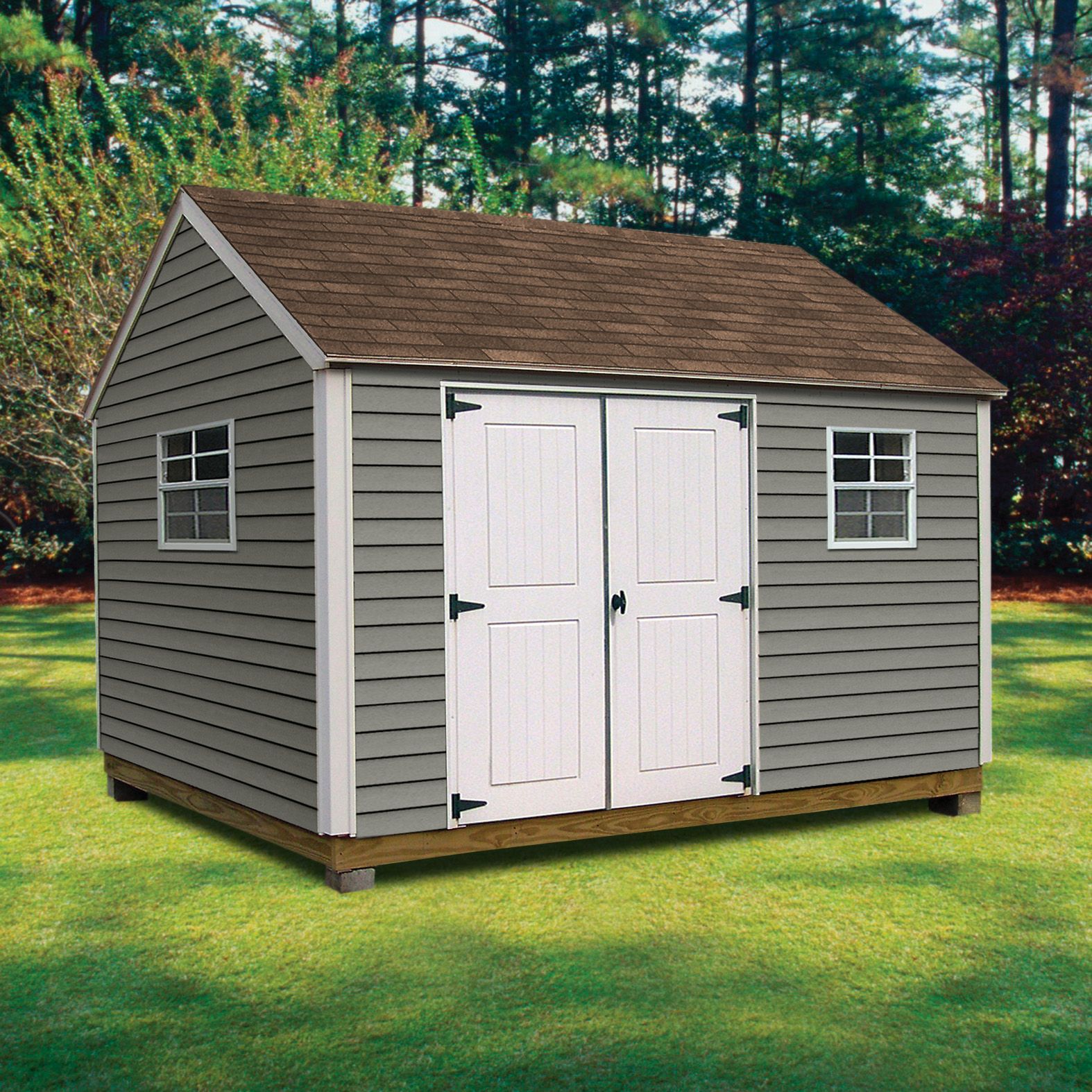 Quality Outdoor Structures V0812S Vinyl Cottage (8 ft. x 12 ft.) - Professional Installation Included at Sears.com