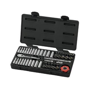 GearWrench 51 Pc. 6 Pt. SAE/Metric Socket Set 1/4" Drive