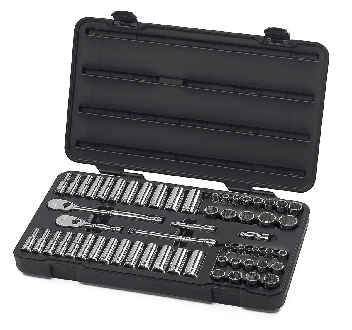 GearWrench 57 Pc. SAE/Metric 12 Pt. Socket Set 3/8" Drive at Sears.com