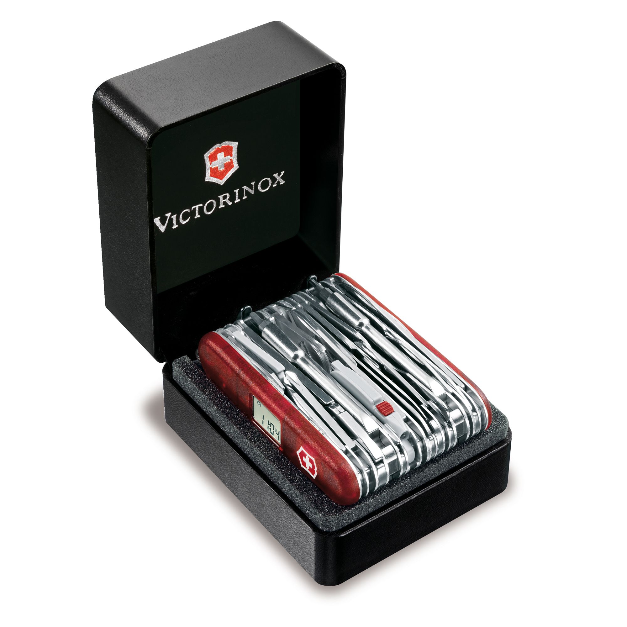 Victorinox Swisschamp XAVT,  Ruby Swiss Army Pocket Knife