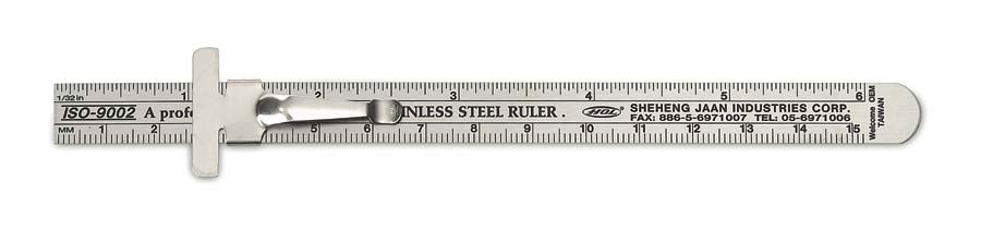 6 in. Stainless Steel Rule