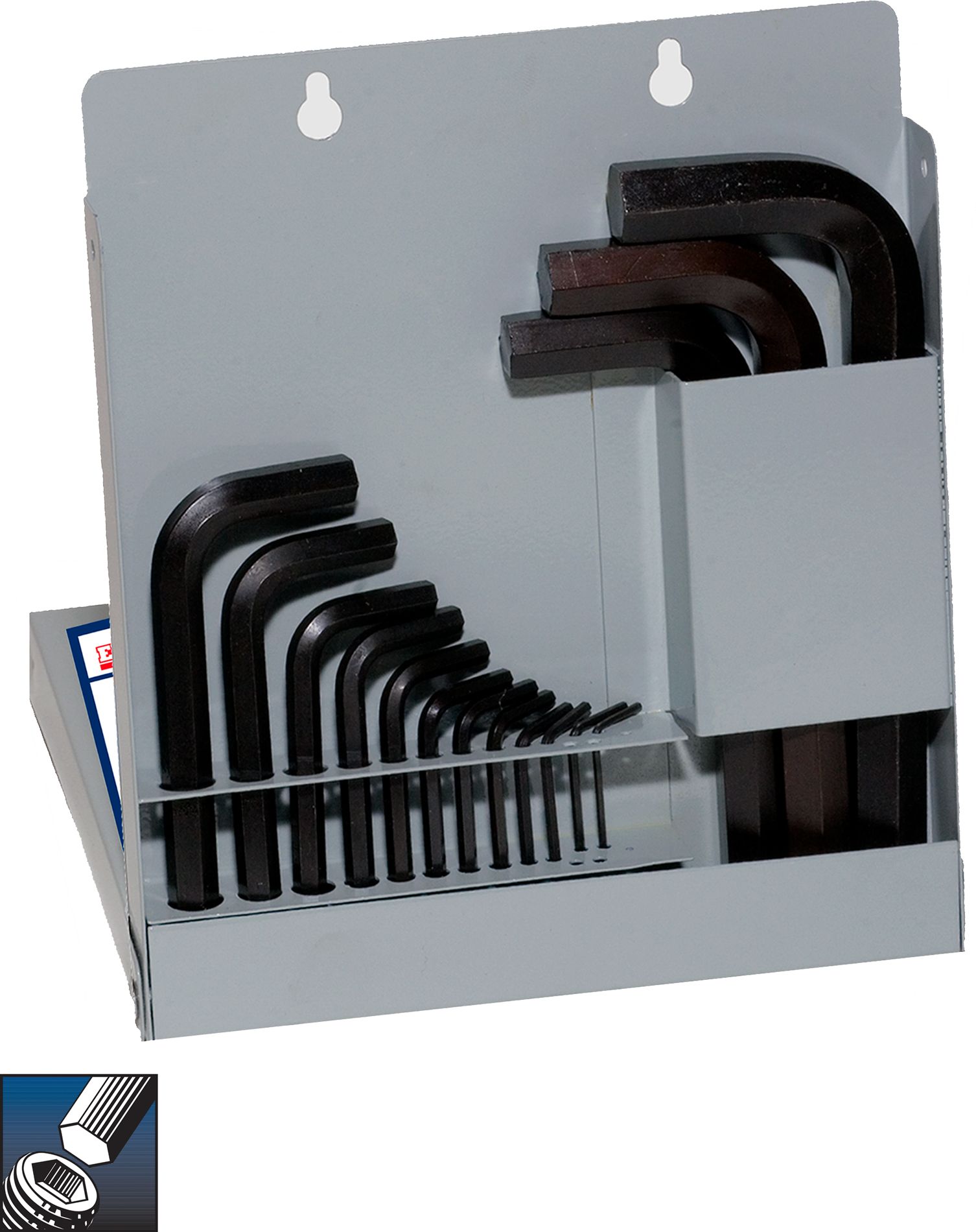 Eklind® Hex-L® Hex Key Set, Short Series, 15 keys: 0.7 to 17 MM & Metal Box at Kmart.com