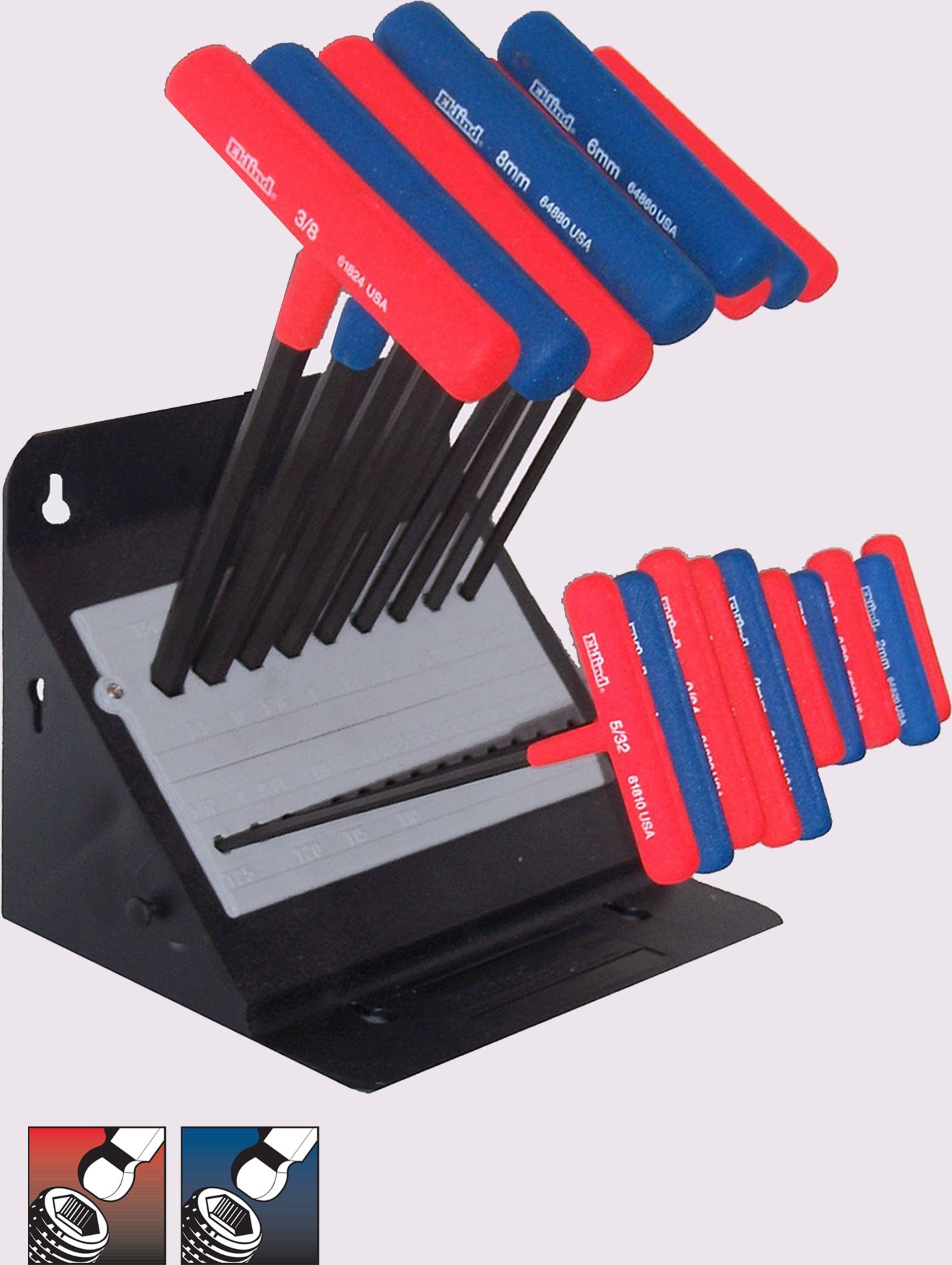 Eklind® Power-T™ T-Handle Ball-Hex Key, 19 key Combo Pack at Sears.com