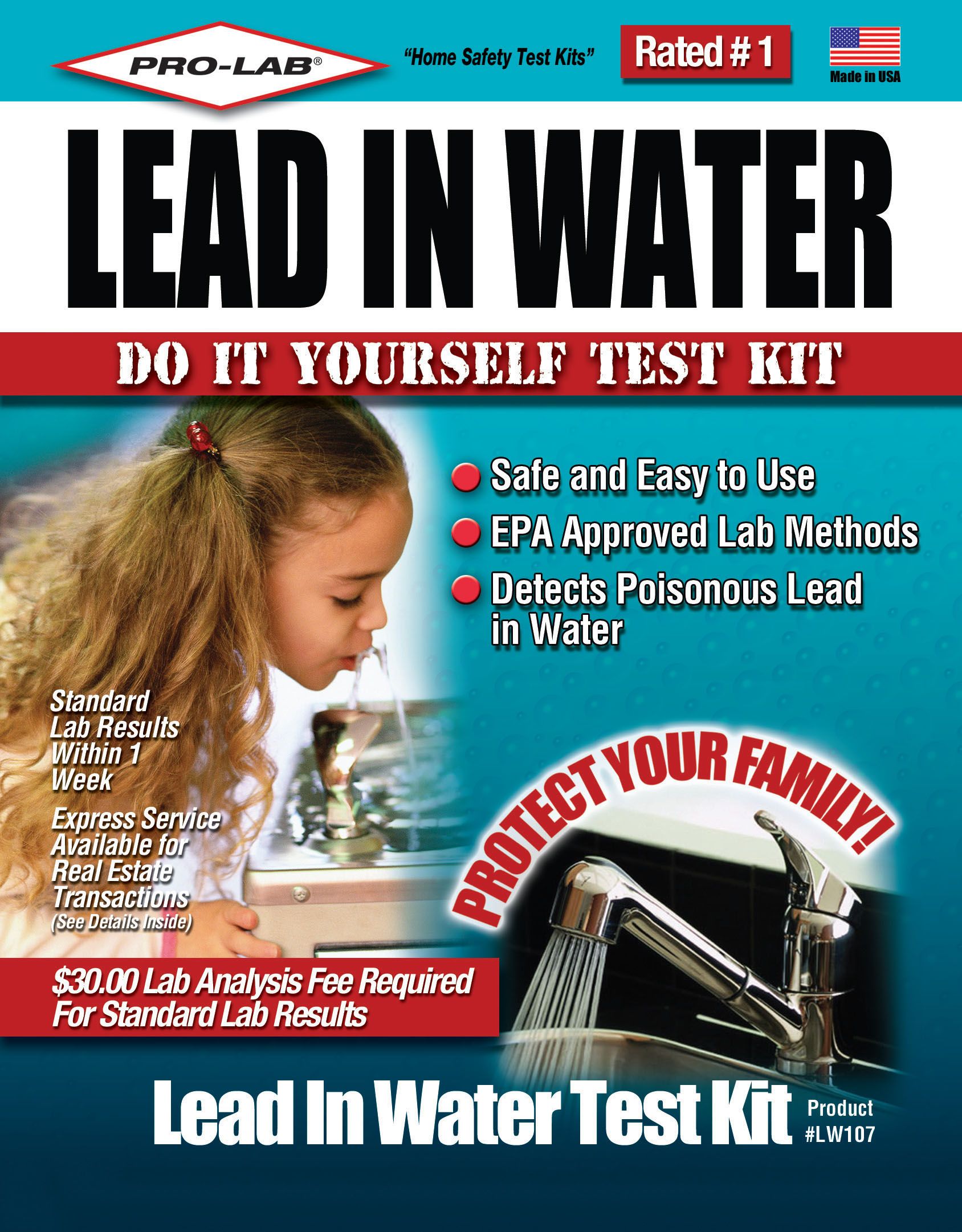 Professional Lead in Water Test Kit