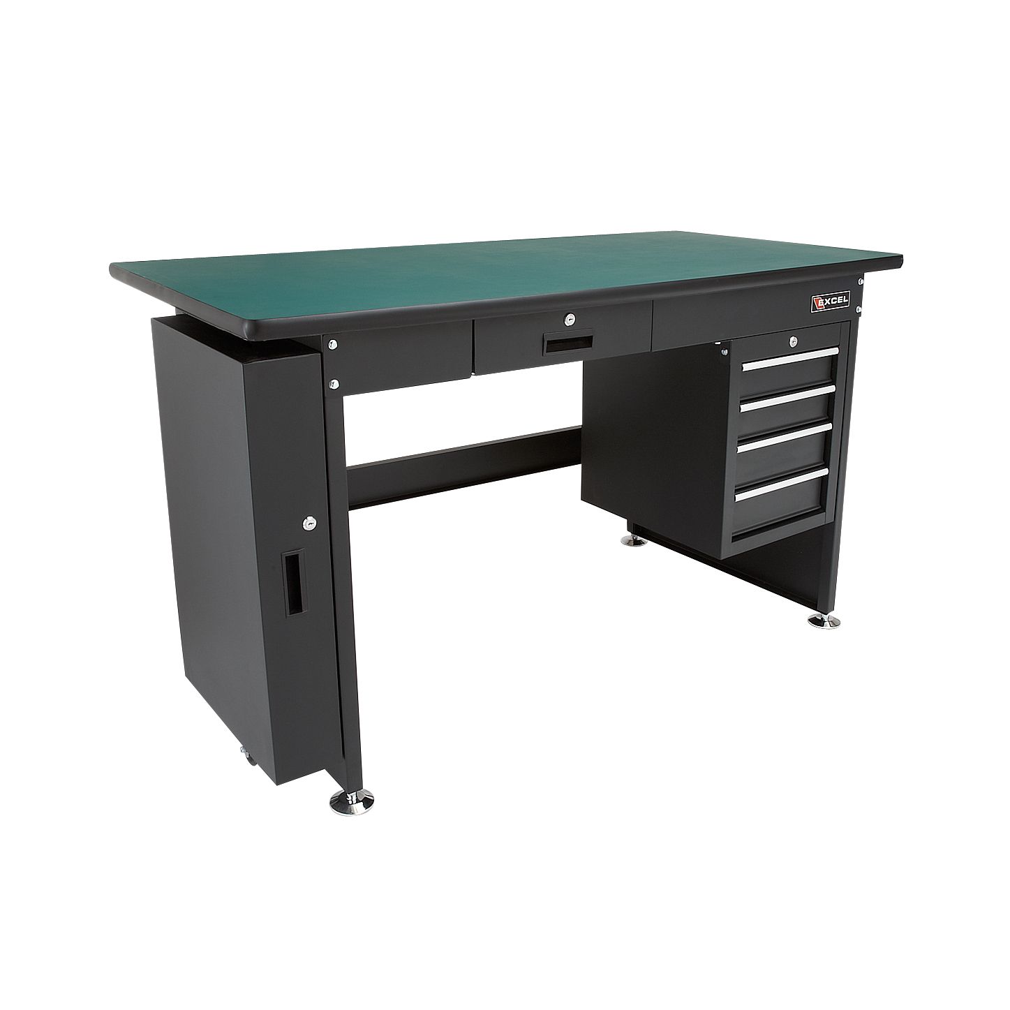 Excel 59 Metal Work Station w/ Built in Pegboard