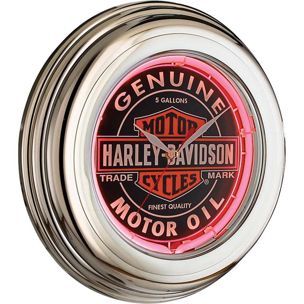 HarleyDavidson 80899 Oil Can Neon Clock Sears Outlet