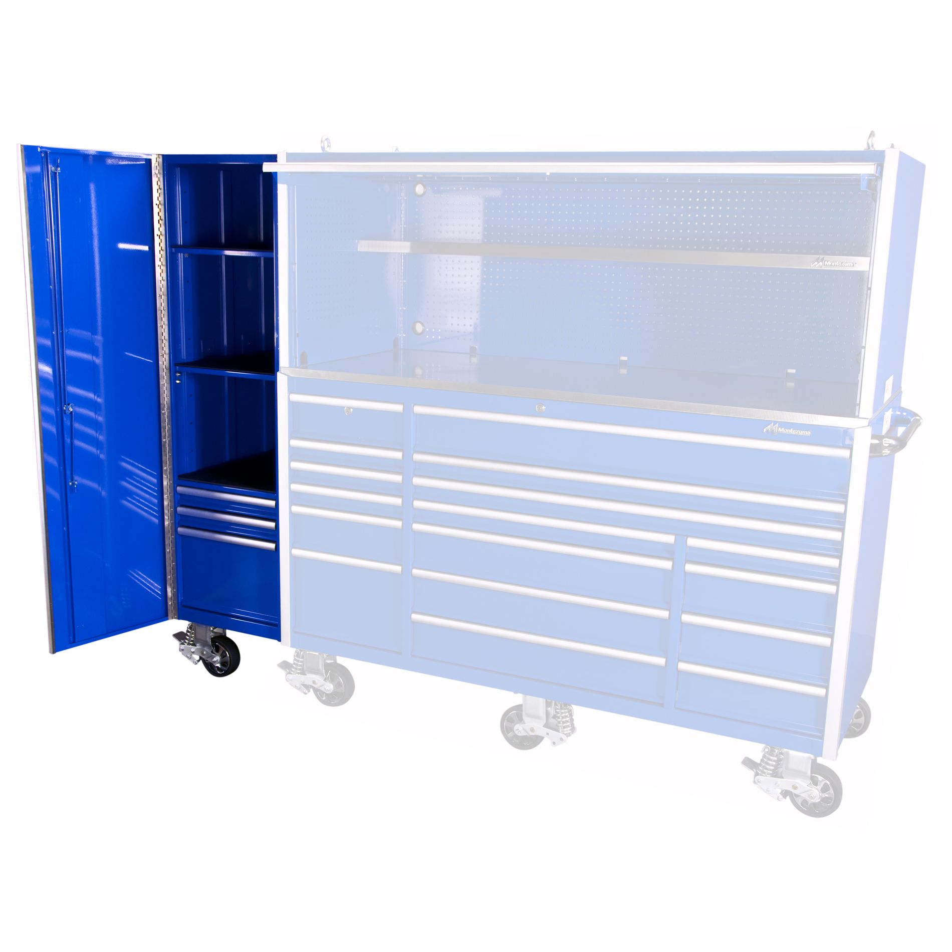 Montezuma 30 3-Drawer Side Locker - Blue