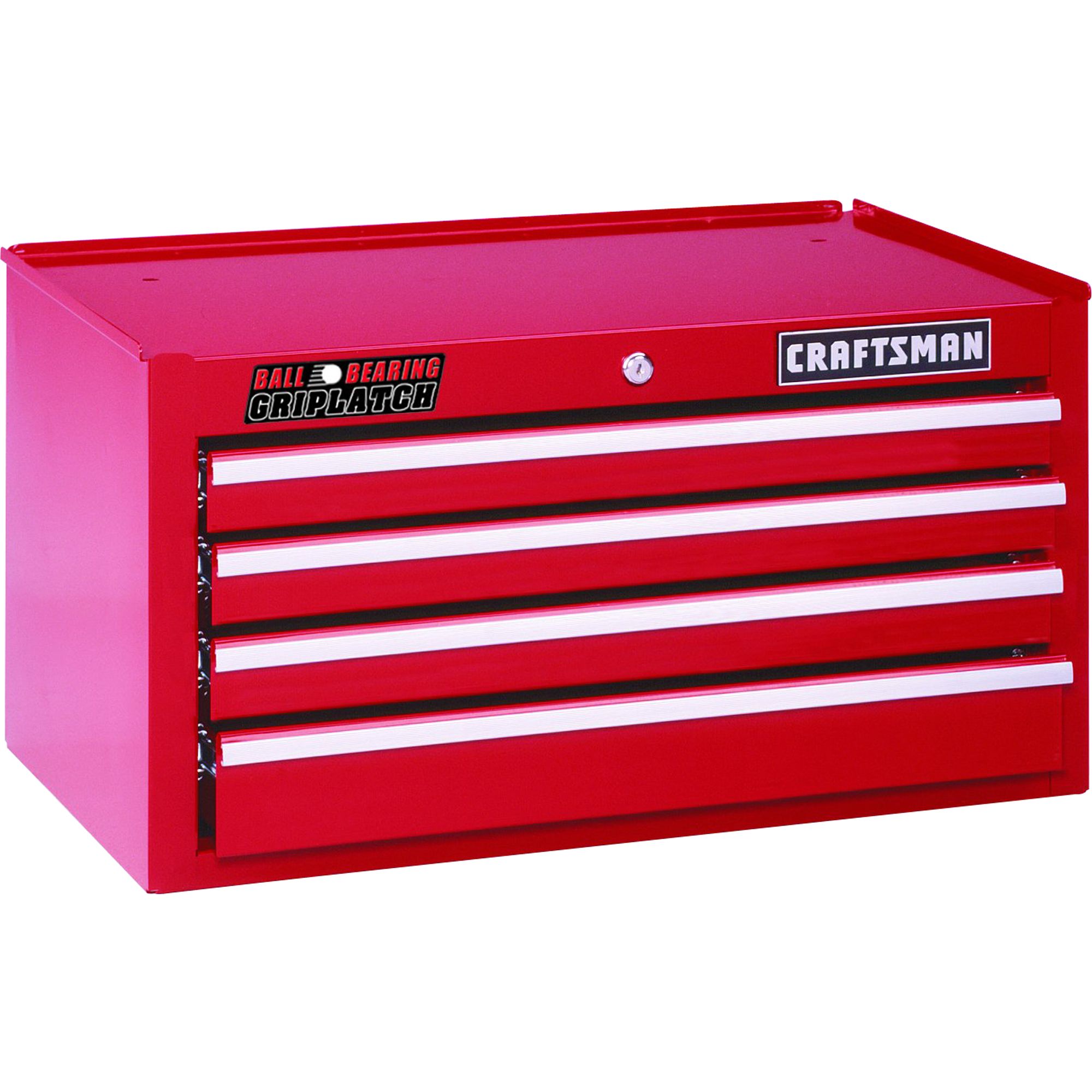 261/2" 4Drawer Middle Tool Chest Red