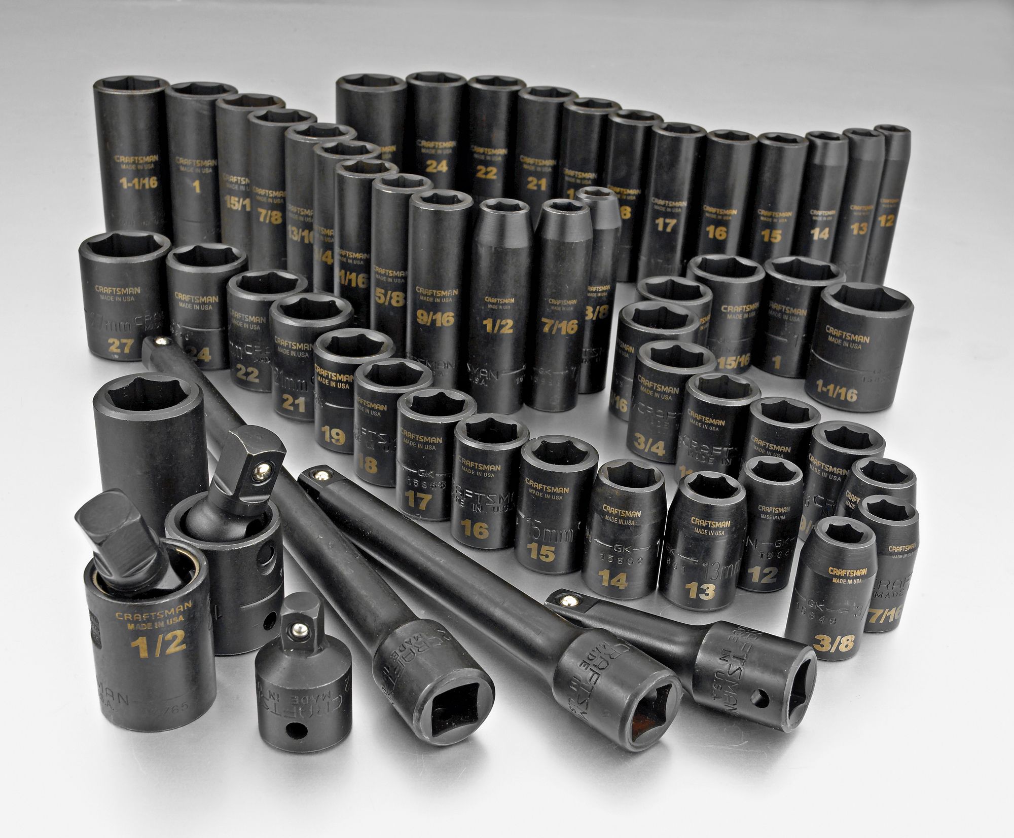Craftsman 55 pc. 1/2 in. Drive Dual Mark Impact Socket Set at Craftsman.com