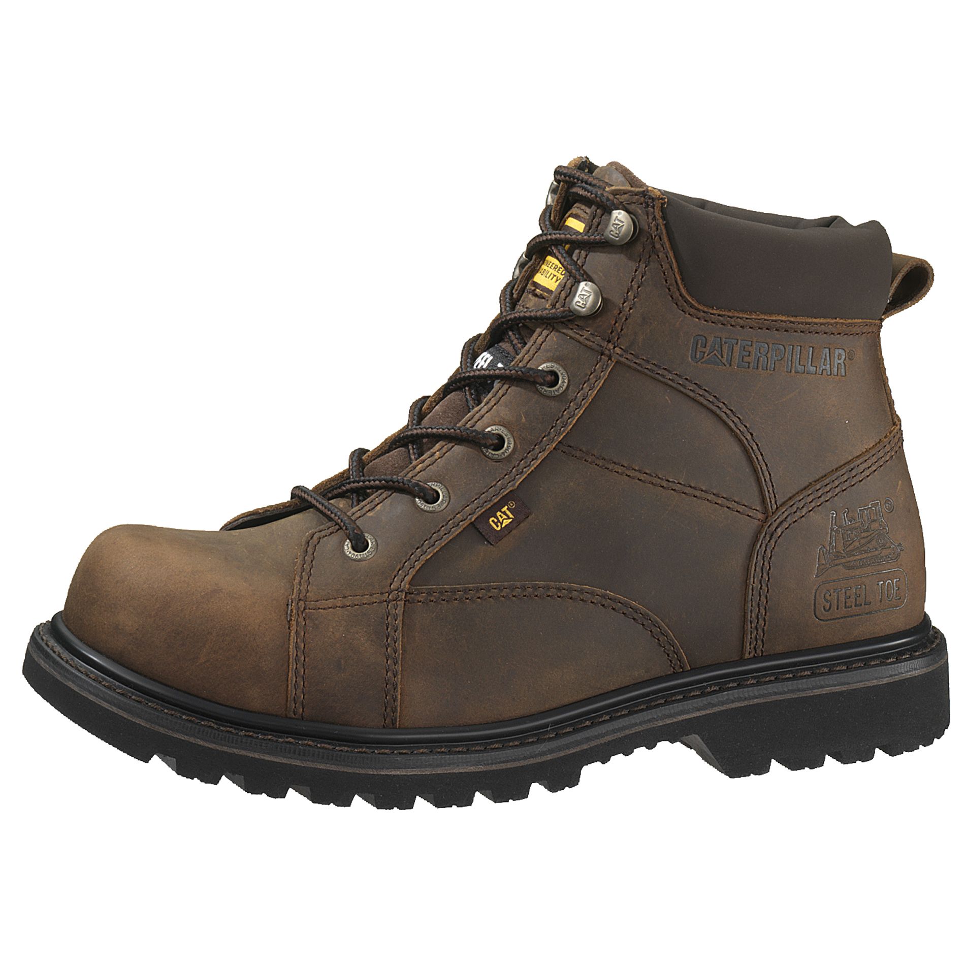 Genuine Grip Men's SlipResistant Steel Toe Zipper Work Boots 7130