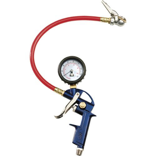 portable tire inflator with pressure gauge