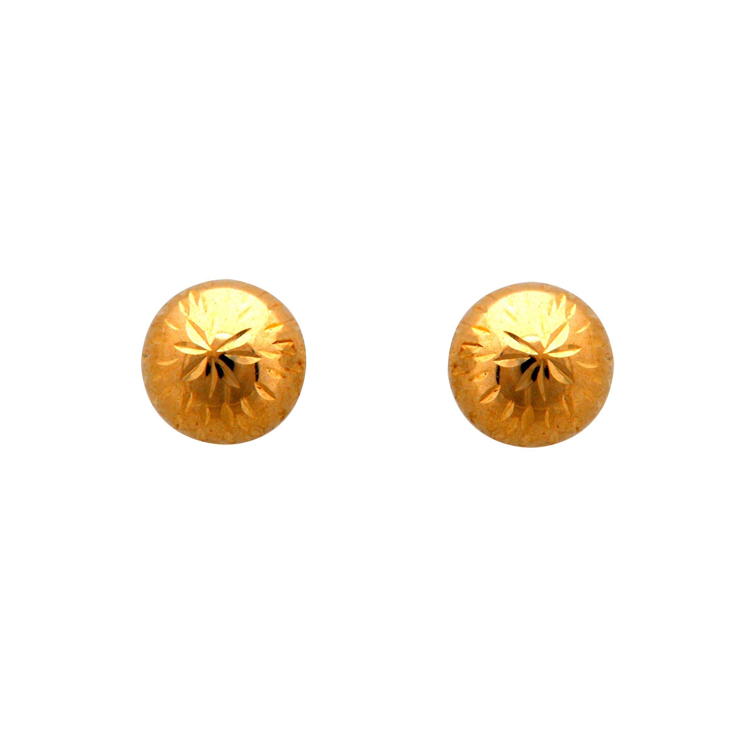 14kt 8mm Swirl DC Ball Stud at Kmart.com