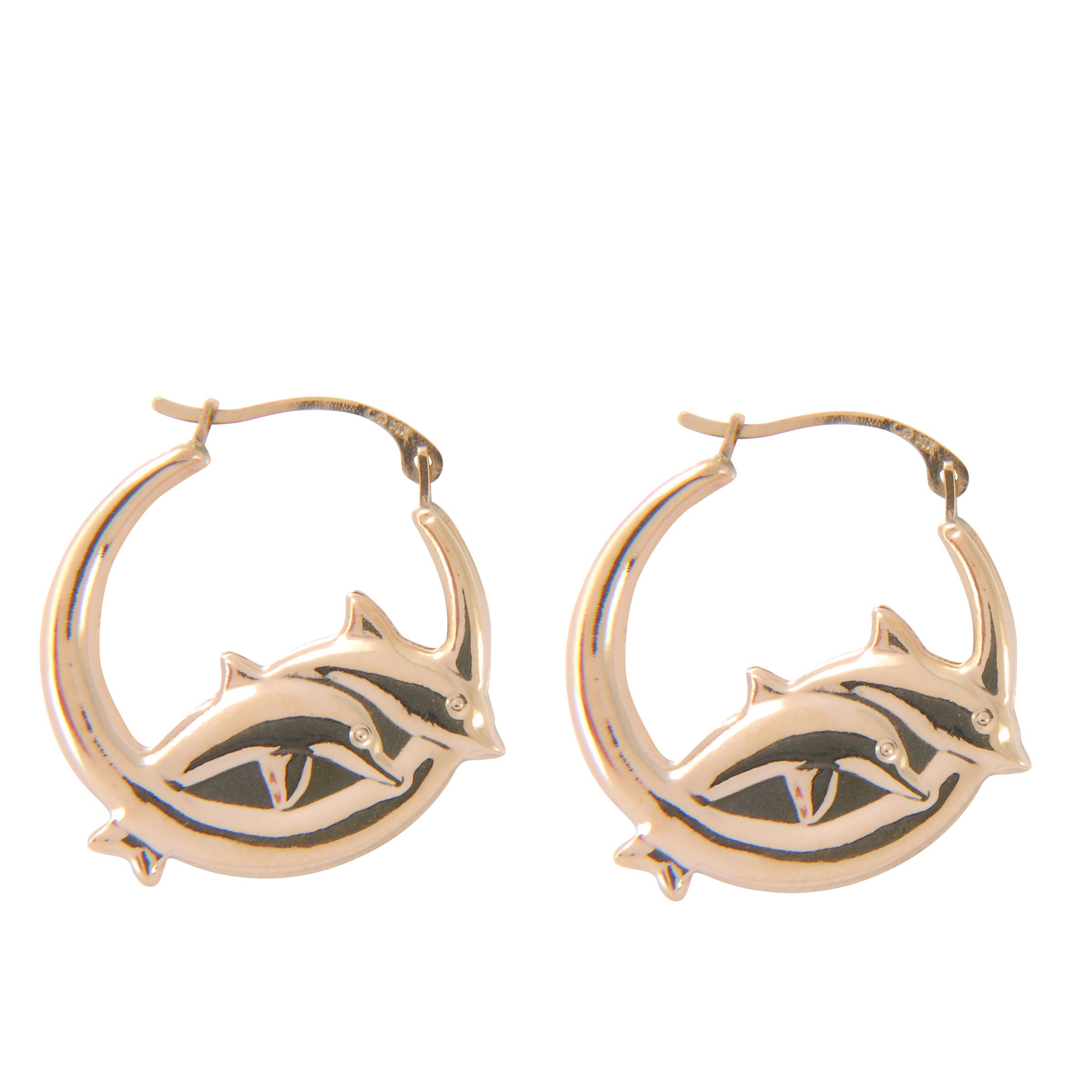 14kt Dolphin Hoop at Kmart.com