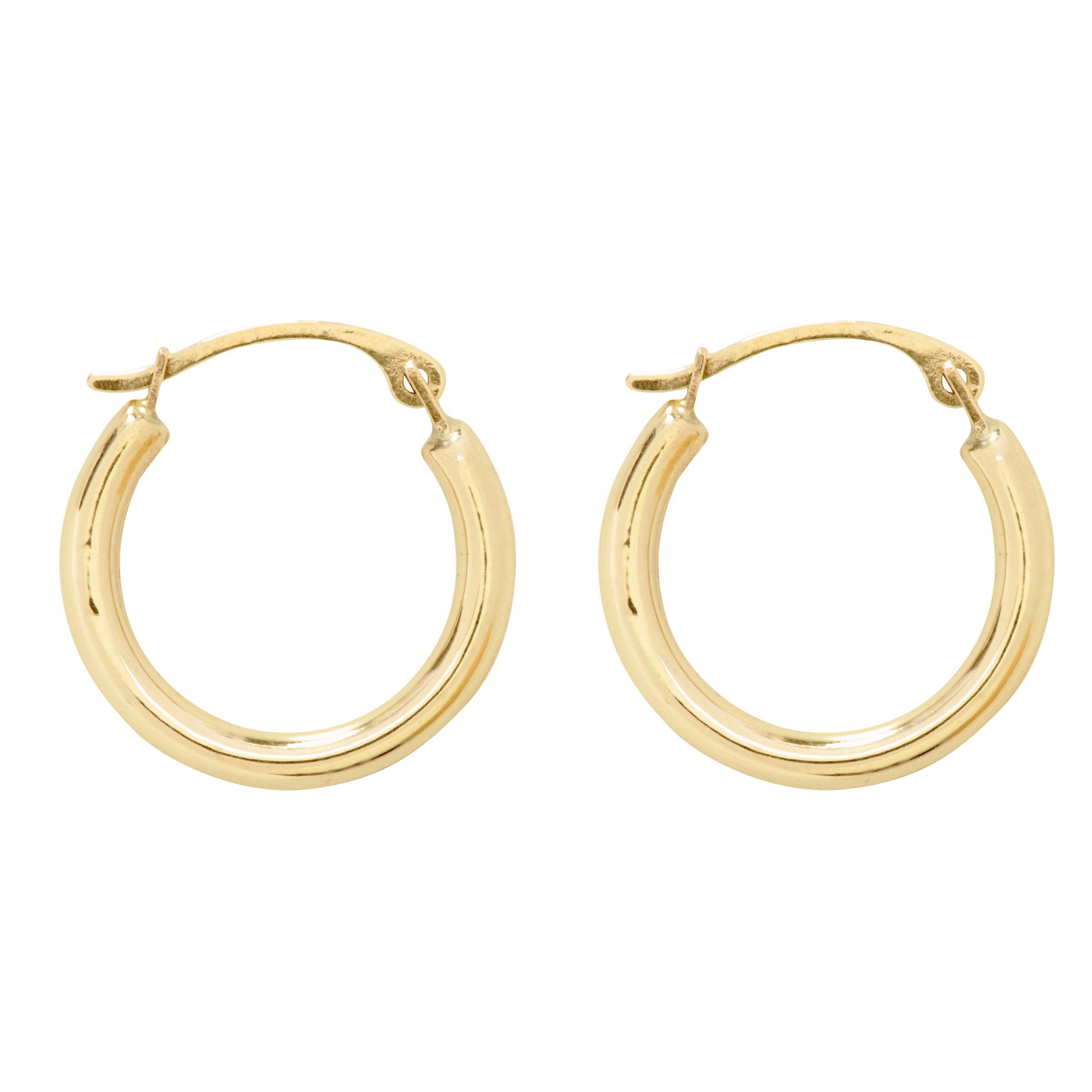 14kt Small Polished Hoop at Kmart.com