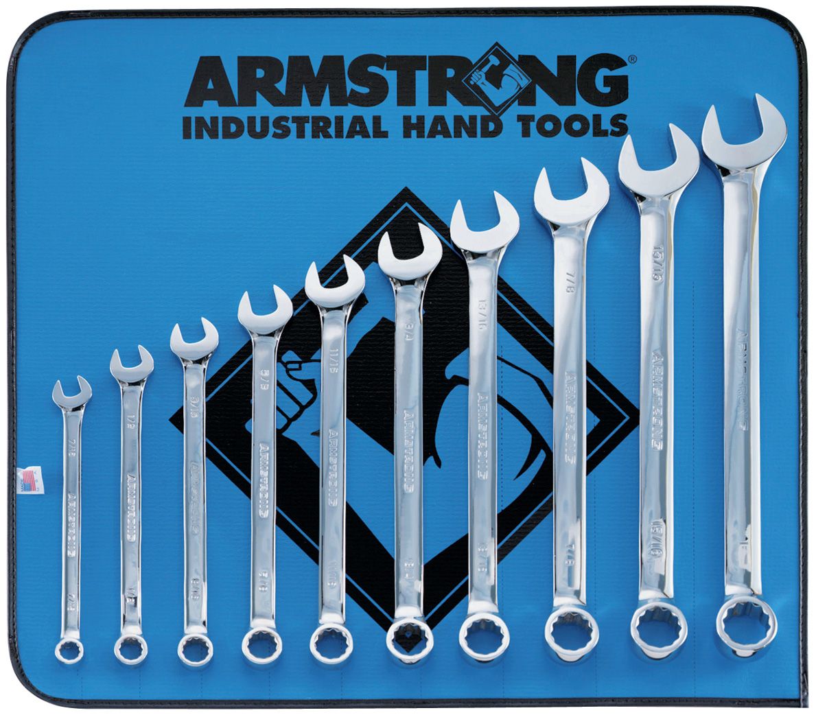 Armstrong 10 pc. 12 pt. Full Polish Long Combination Wrench Set at Sears.com