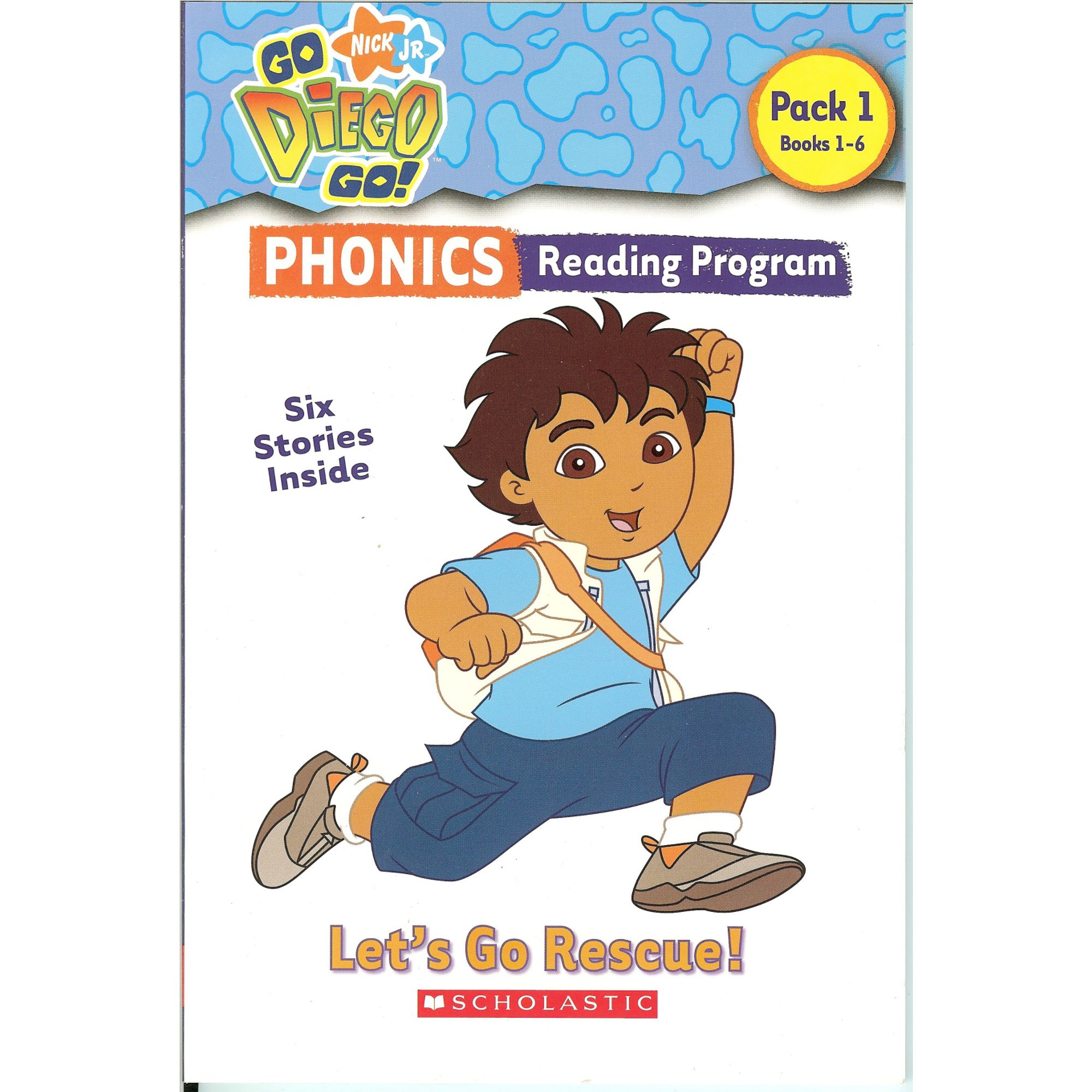 Nick Jr. Go Diego Go Phonics Reading Program Lets Go Rescue