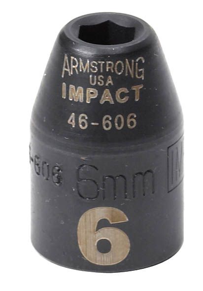 Armstrong 6 mm 6 pt. 3/8 in. dr. Impact Socket at Craftsman.com