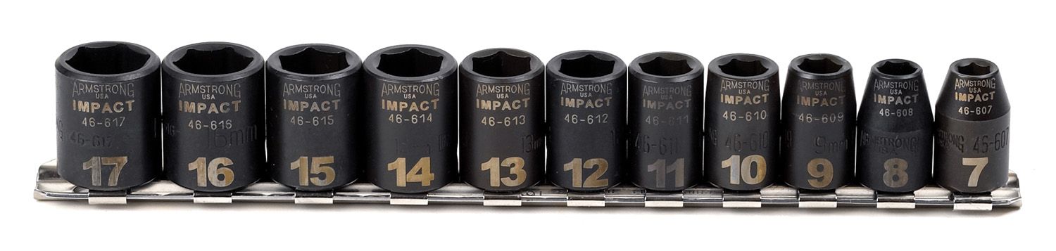 Armstrong 11 pc. 6 pt. 3/8 in. dr. Impact Socket Set at Craftsman.com
