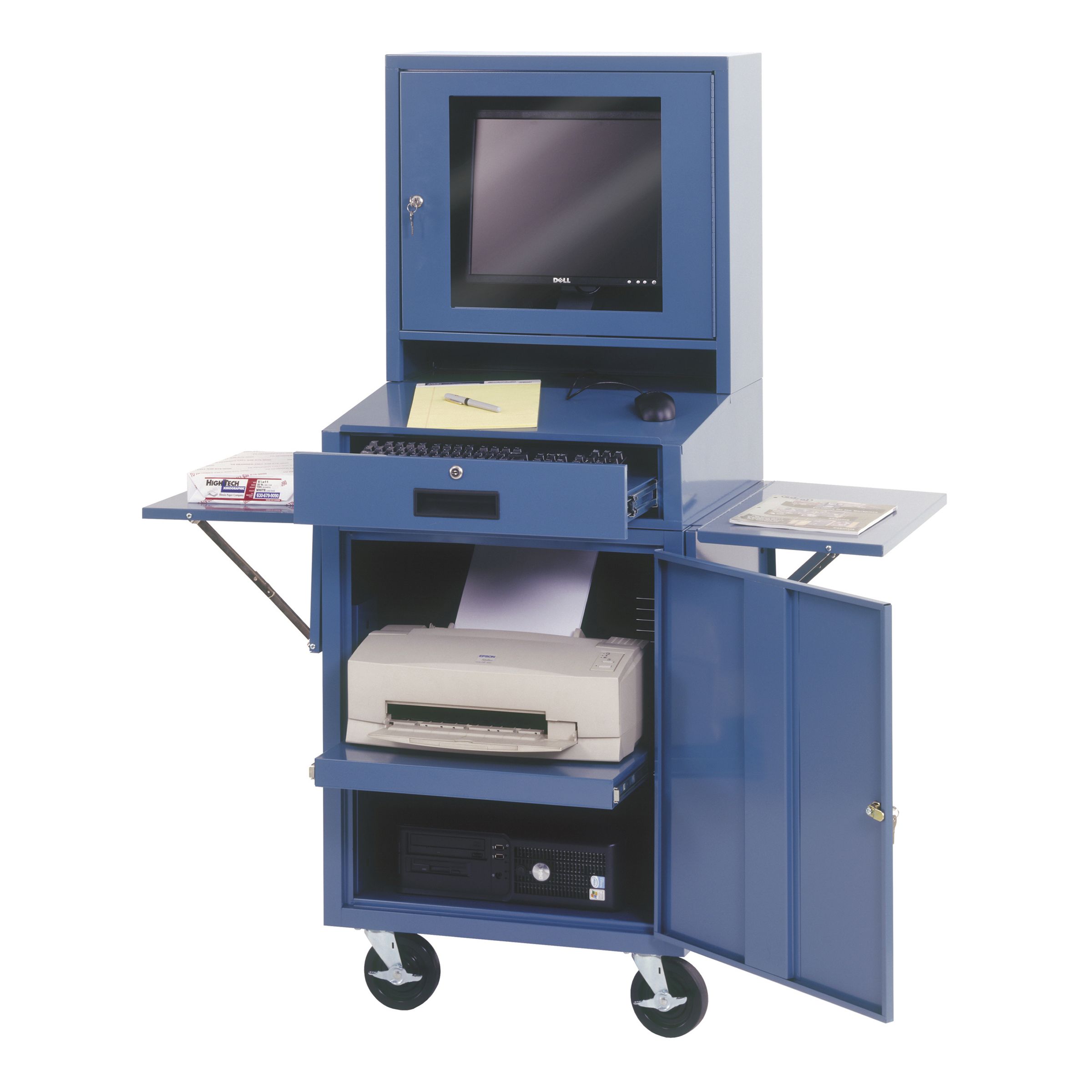 Premier by Edsal 24-1/2 Computer Cabinet