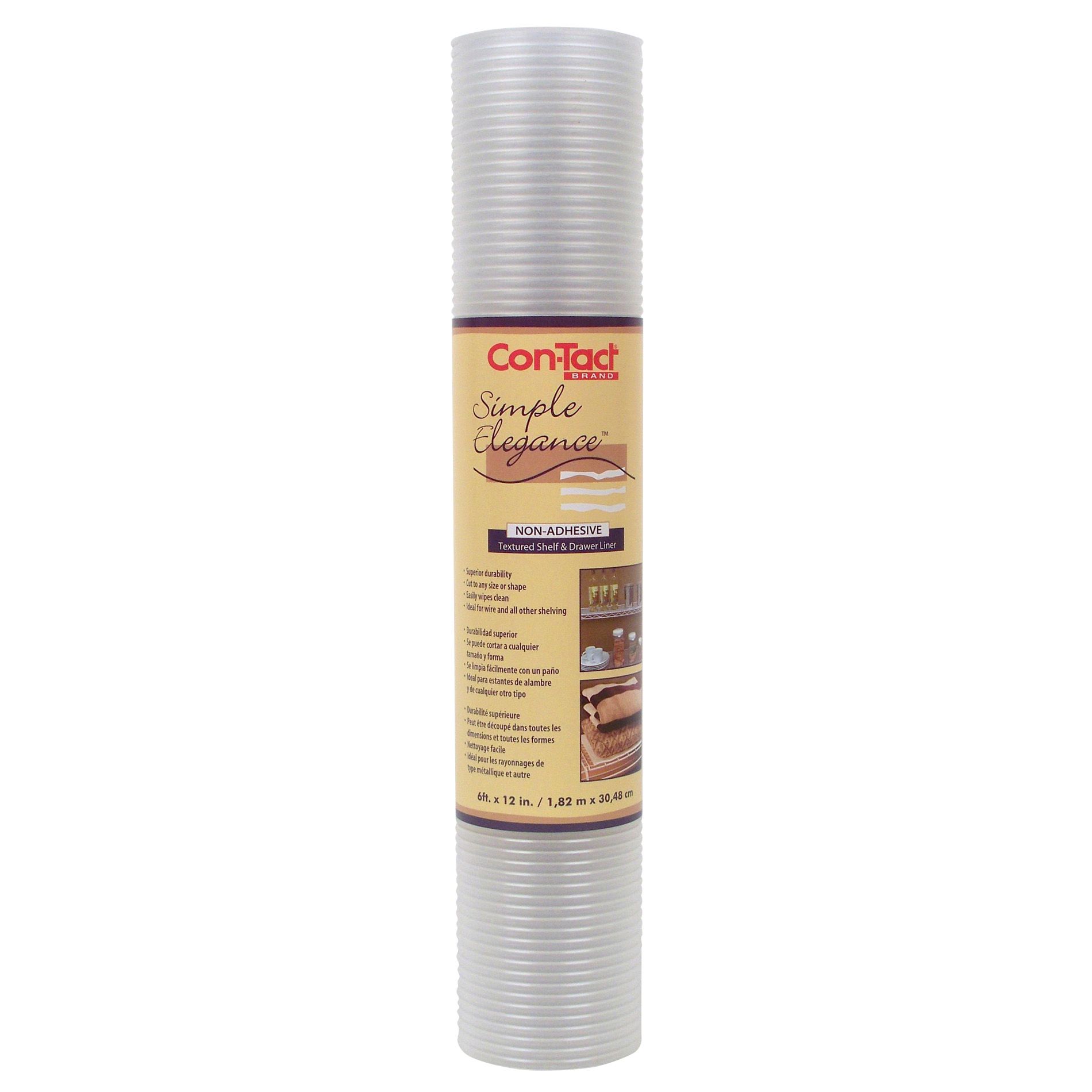 UPC 790444002370 product image for Contact Shelf and Storage Liner 12X6, Clear Ribbed | upcitemdb.com