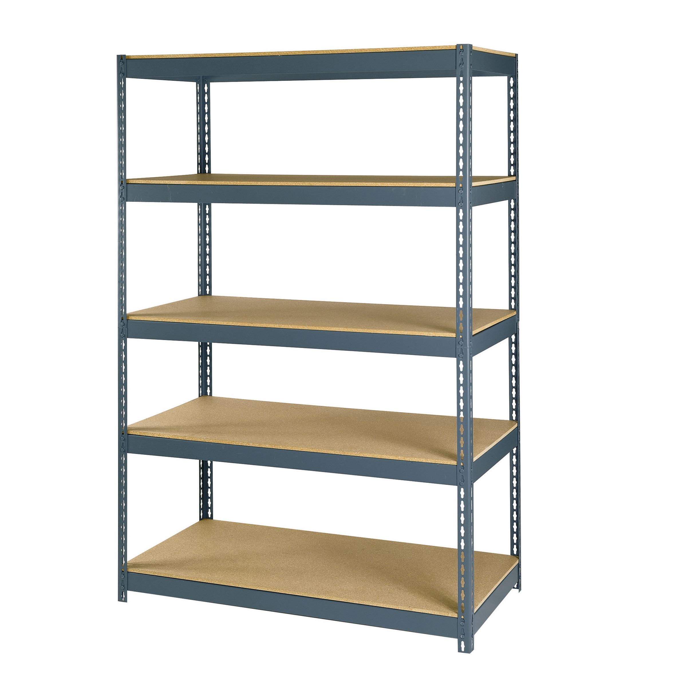 Maxi Rack 72 quot Steel and Particleboard 5 Shelf Storage Rack Maxi Rack 72 quot Steel and Particleboard 5 Shelf Storage Rack