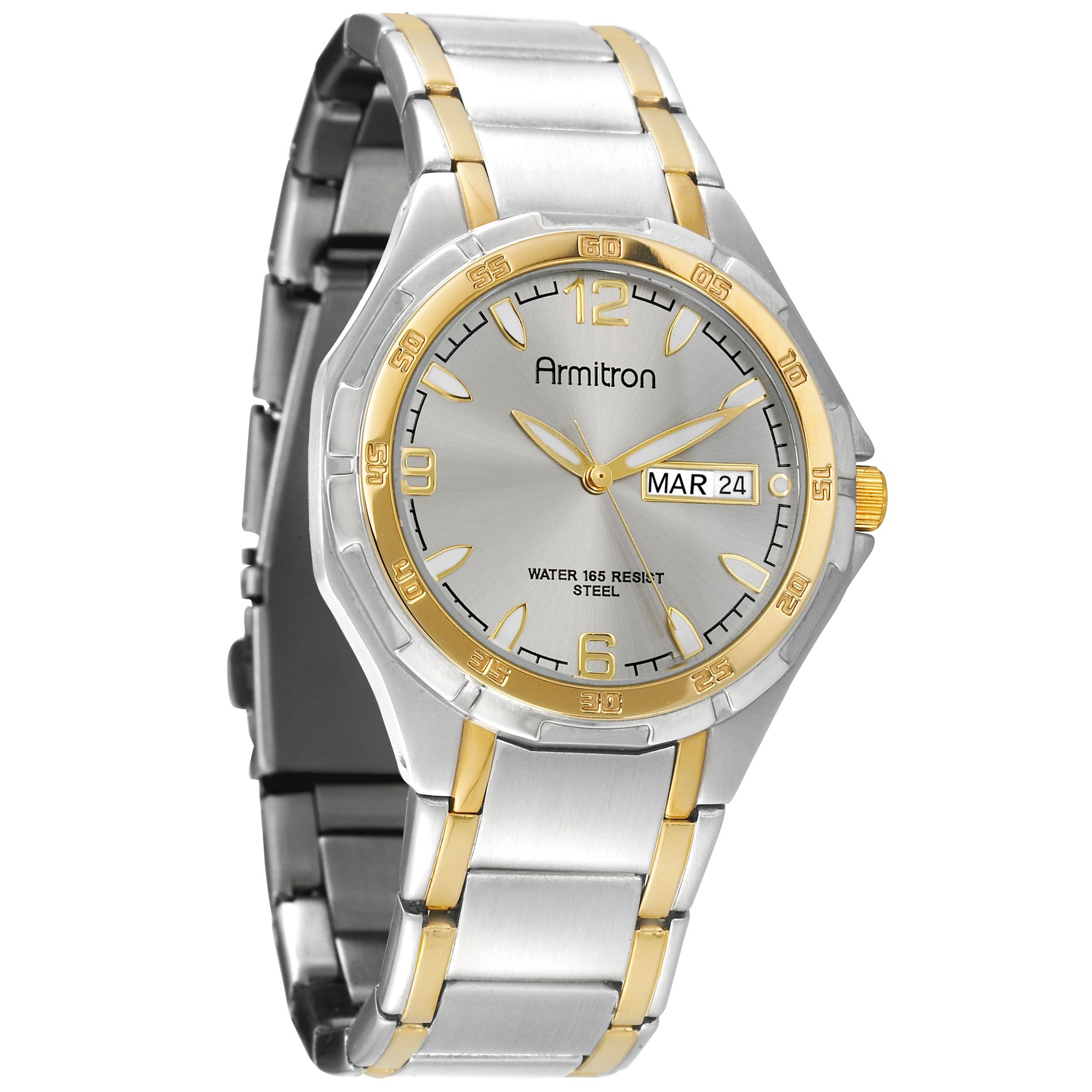 Armitron Men's Two-Tone Round Dial Dress Watch