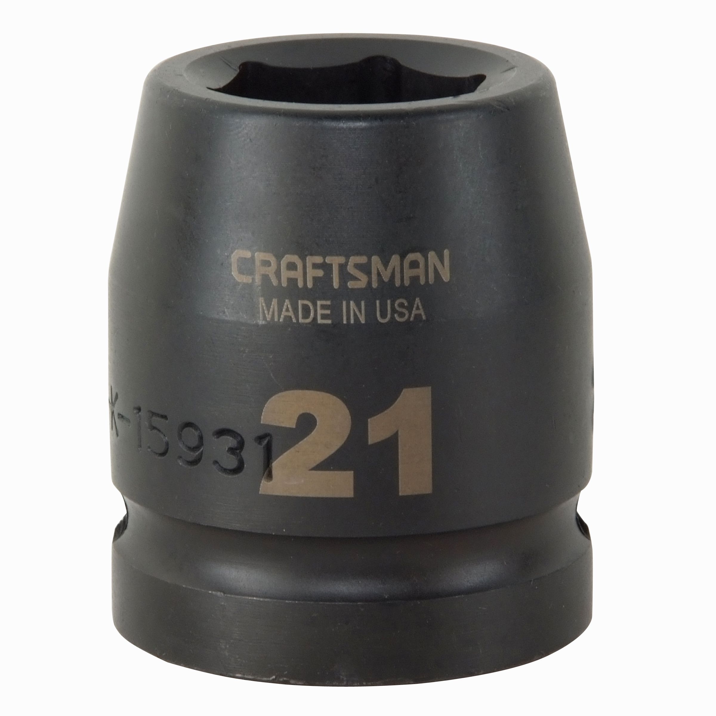 Craftsman 21 mm Easy-To-Read Impact Socket, 6 pt. Standard 3/4 in. Drive at Sears.com