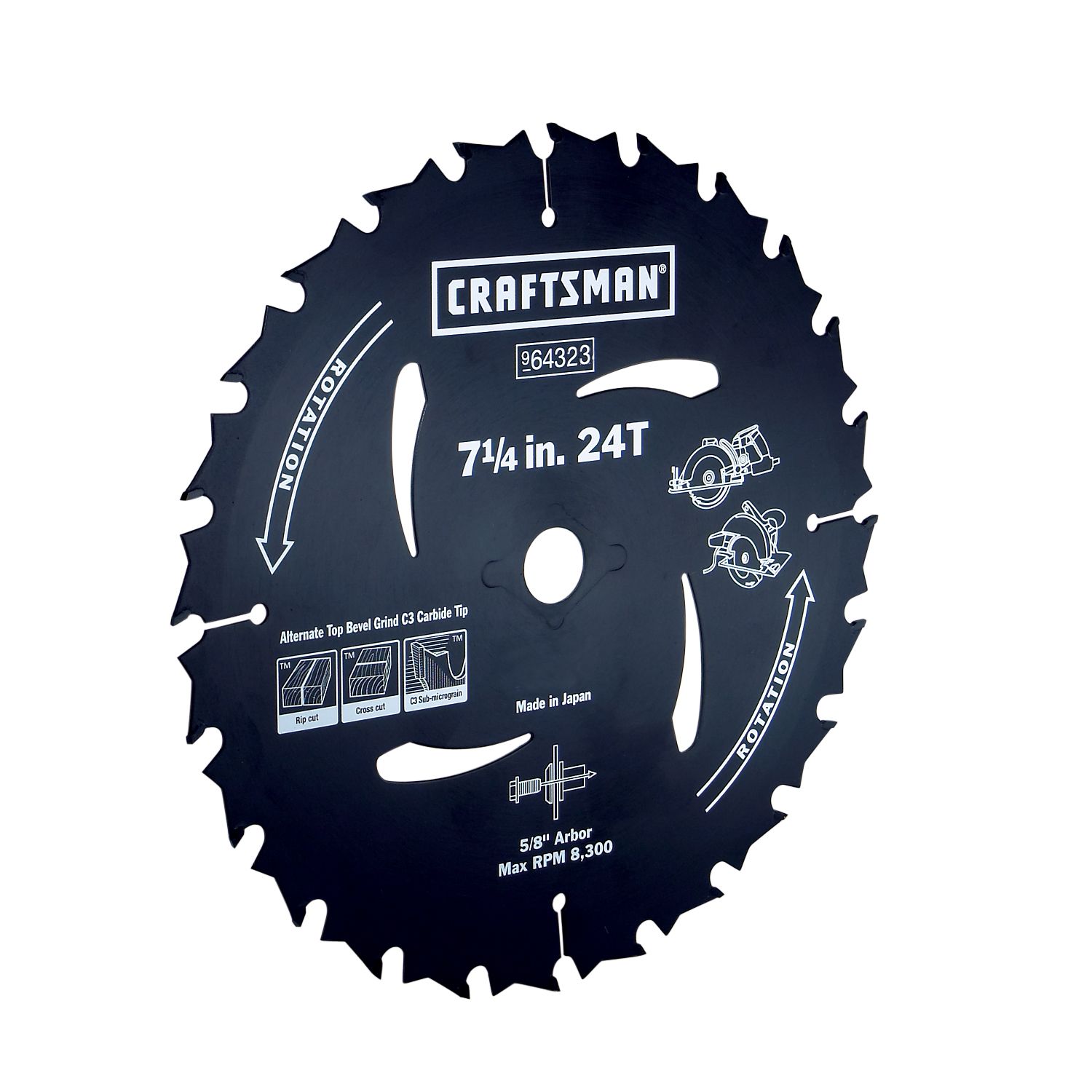 Craftsman 7-1/4 in. Corded Circular/Trim Saw Blade - 10 pack at Kmart.com