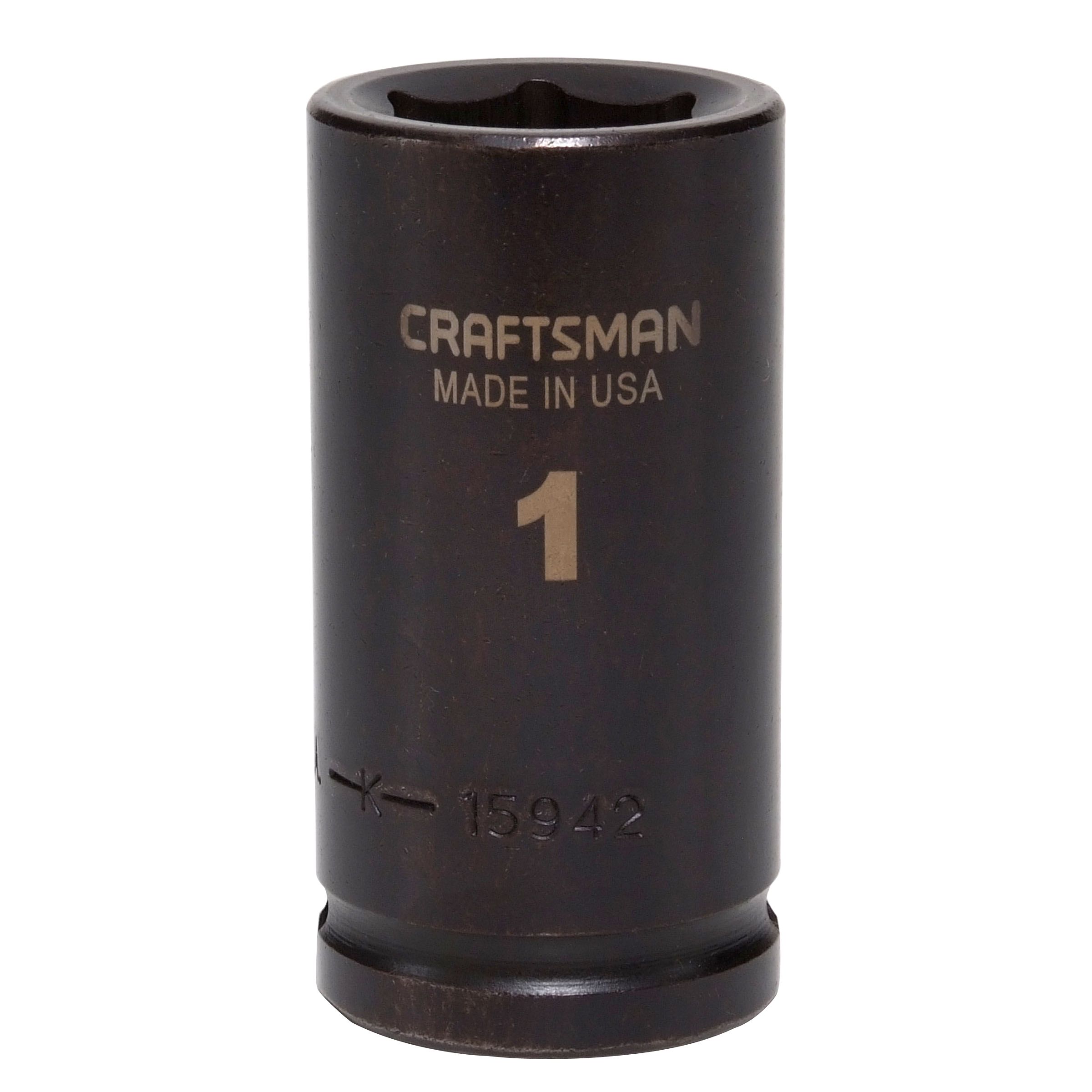 Craftsman 1 in. Easy-To-Read Impact Socket, 6 pt. Deep 3/4 in. Drive at Craftsman.com