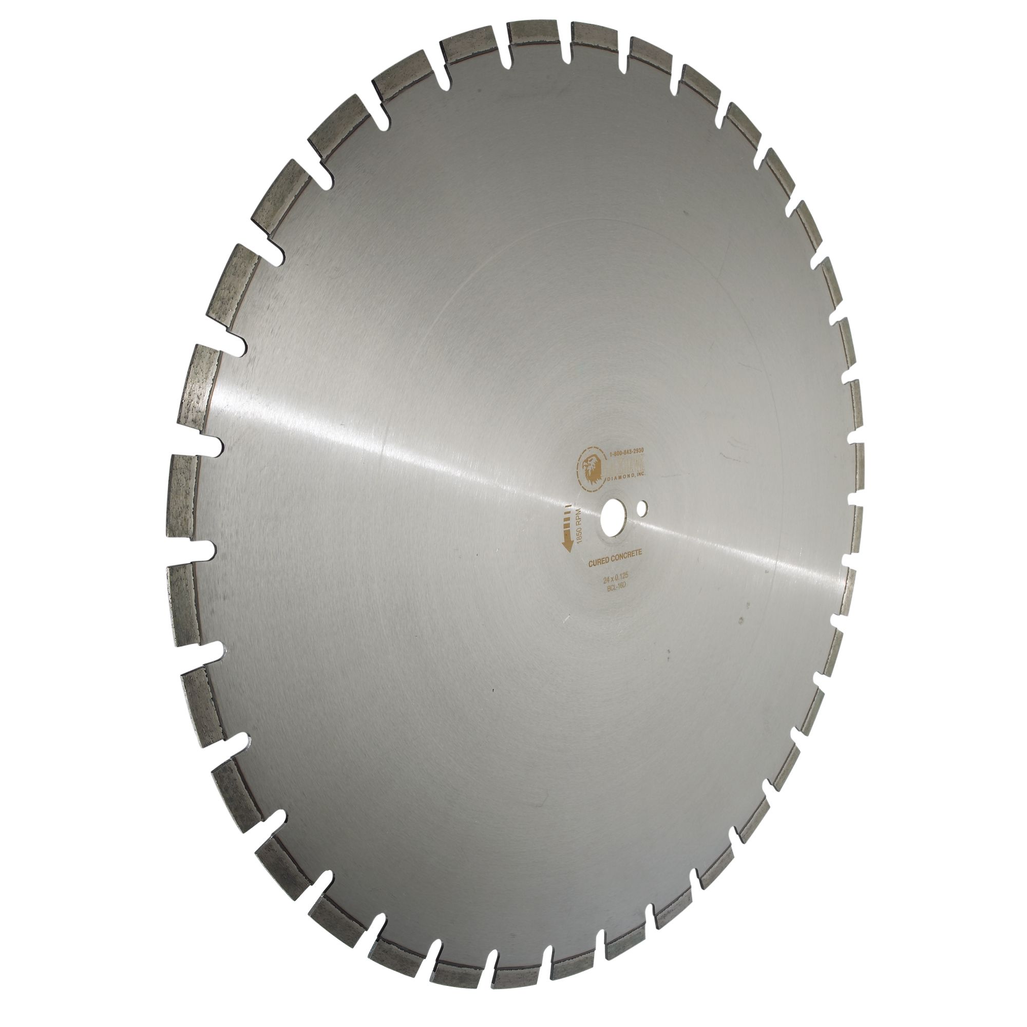 Planet Diamond CLOSEOUT!32 in. High Performance Segmented Blades, 10mm Rim Height