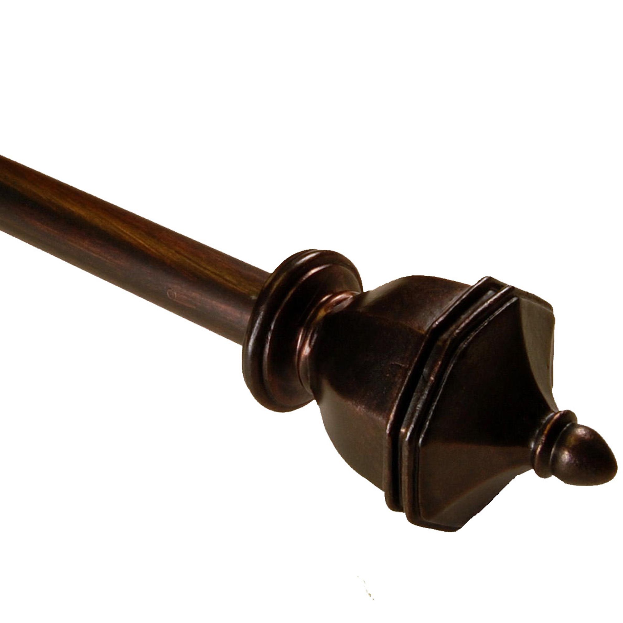 BCL 58UN86, Urn Curtain Rod, Antique Bronze Finish, 86 in. to 120 in. at Kmart.com