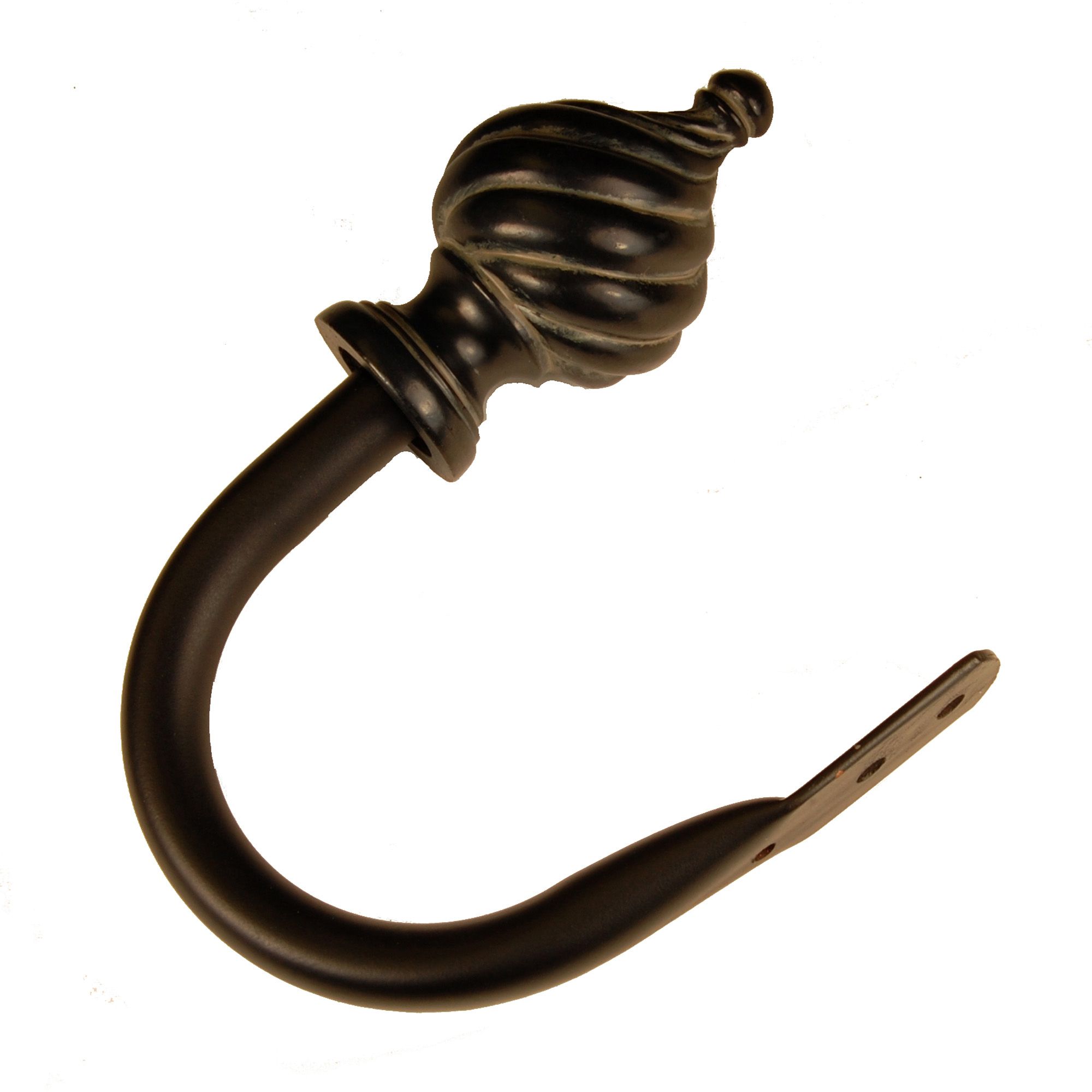 BCL 125SPHB, Twisted Spiral Holdback, Set of 2, Black Finish at Kmart.com