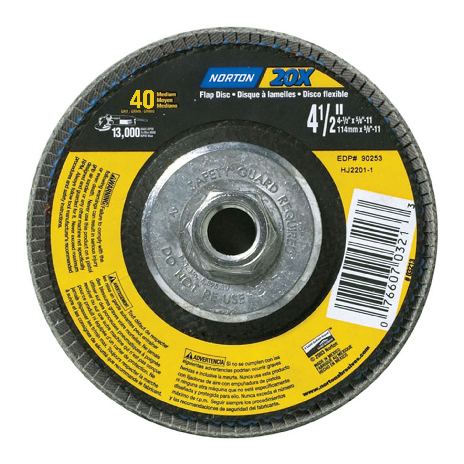 Norton 20X Flap Discs 4-1/2" x 5/8-11 40 grit at Sears.com